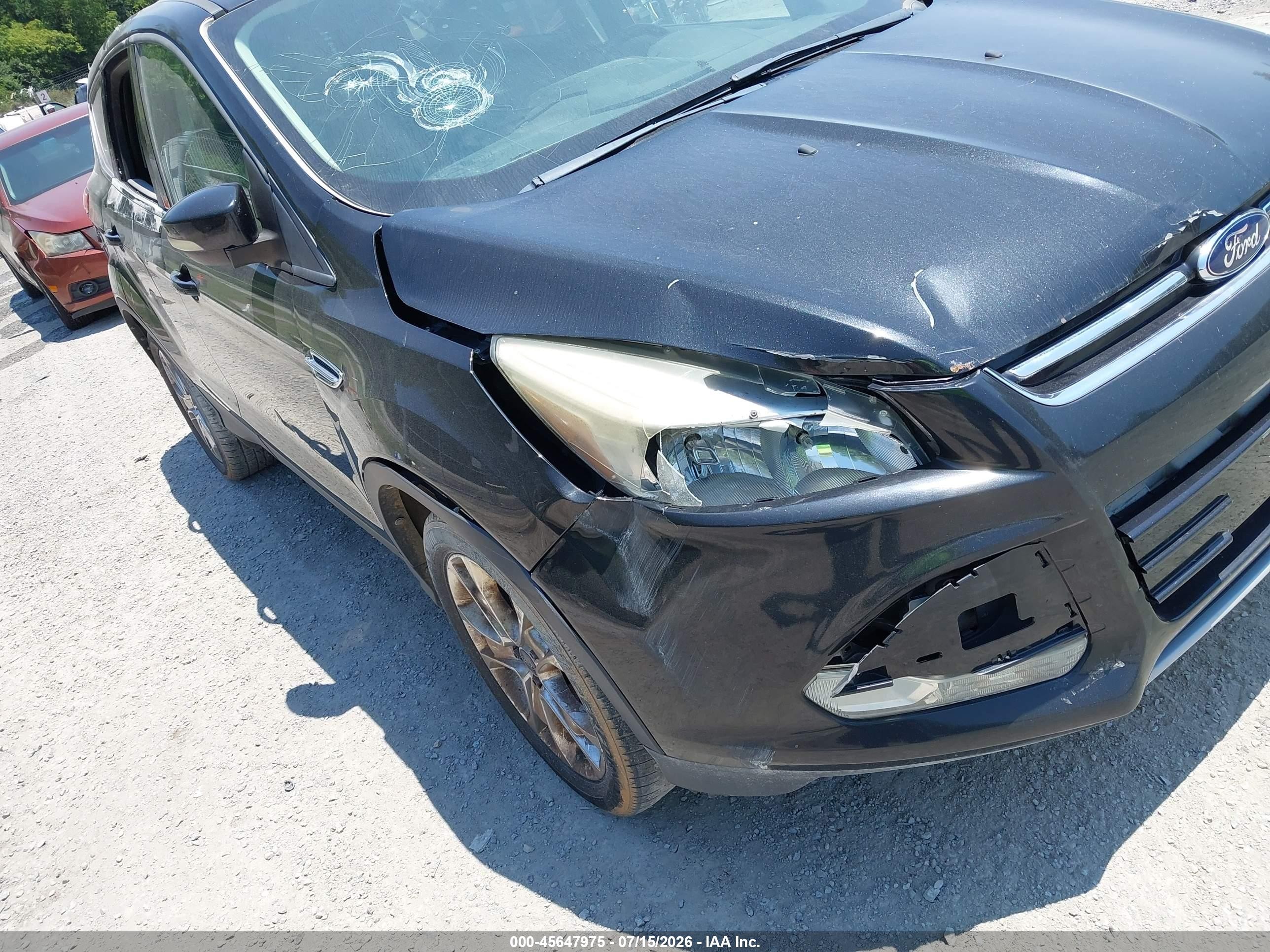 2013 Ford Escape Sel Черный vin: 1FMCU9HX2DUC30902