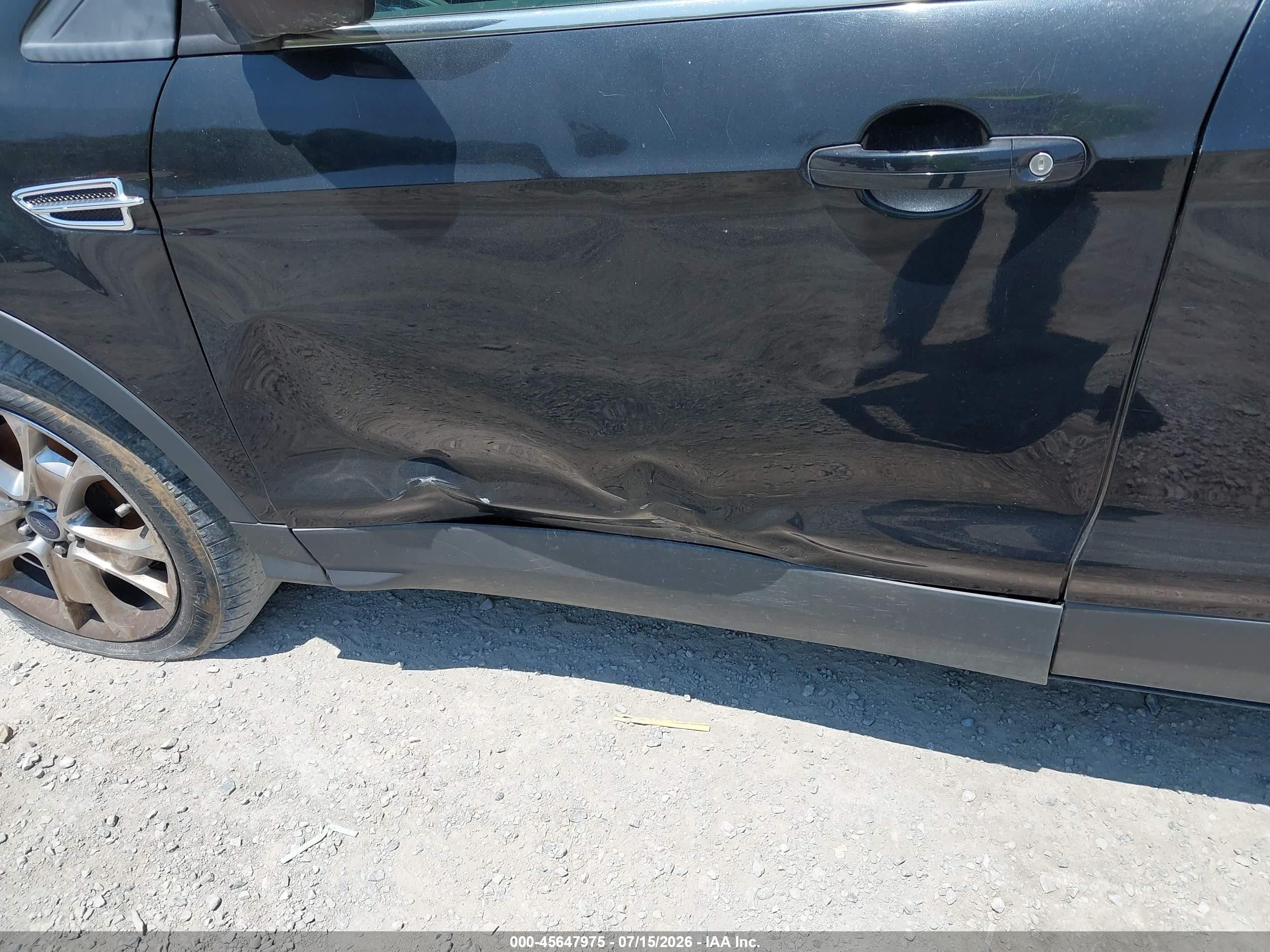 2013 Ford Escape Sel Черный vin: 1FMCU9HX2DUC30902