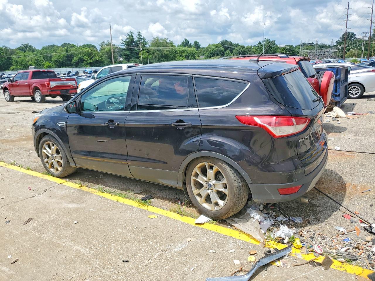 2013 Ford Escape Sel Черный vin: 1FMCU9HX2DUC32858