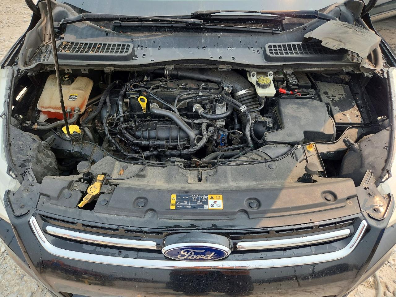 2013 Ford Escape Sel Charcoal vin: 1FMCU9HX3DUA71579