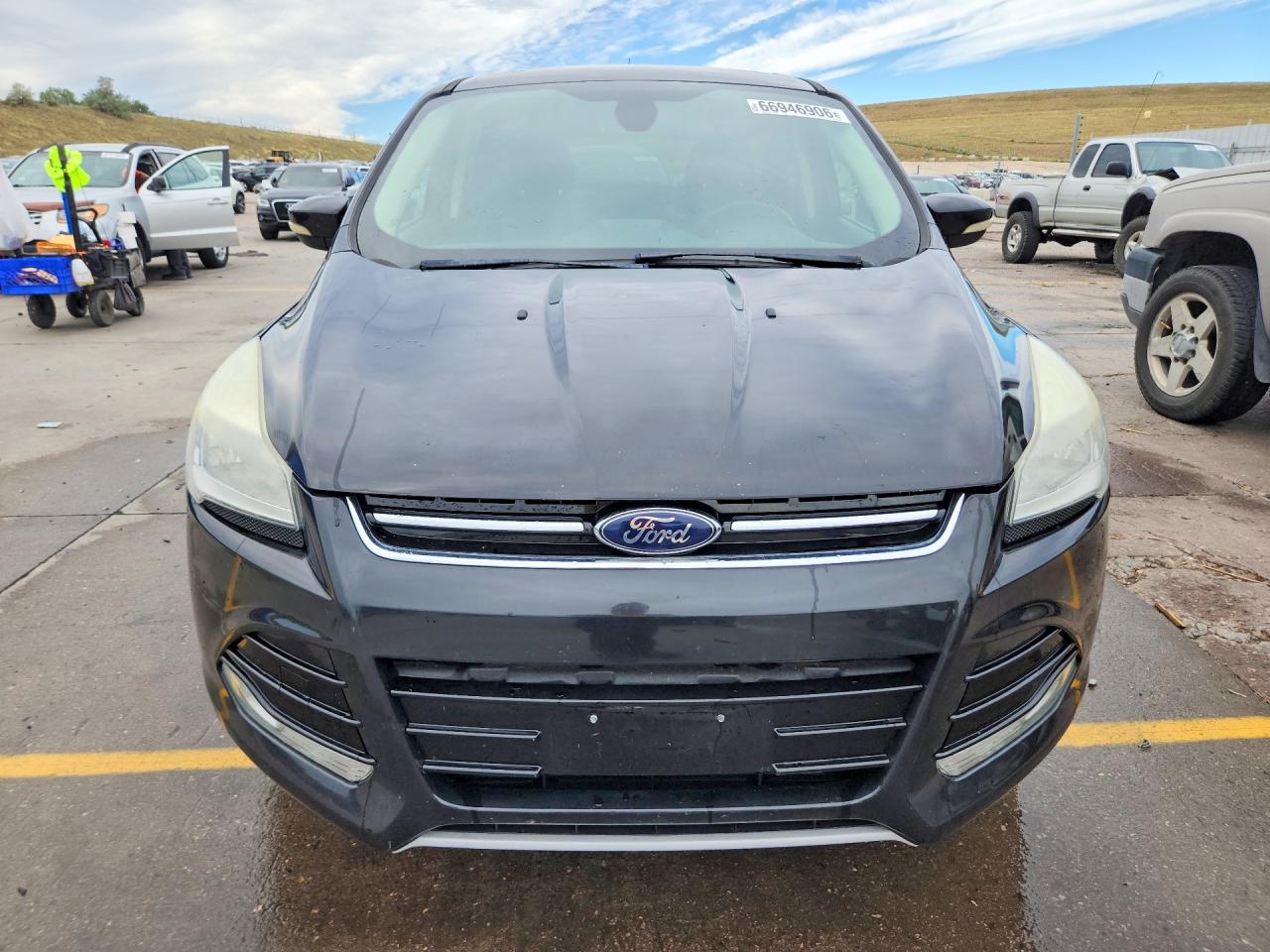 2013 Ford Escape Sel Black vin: 1FMCU9HX3DUB27892