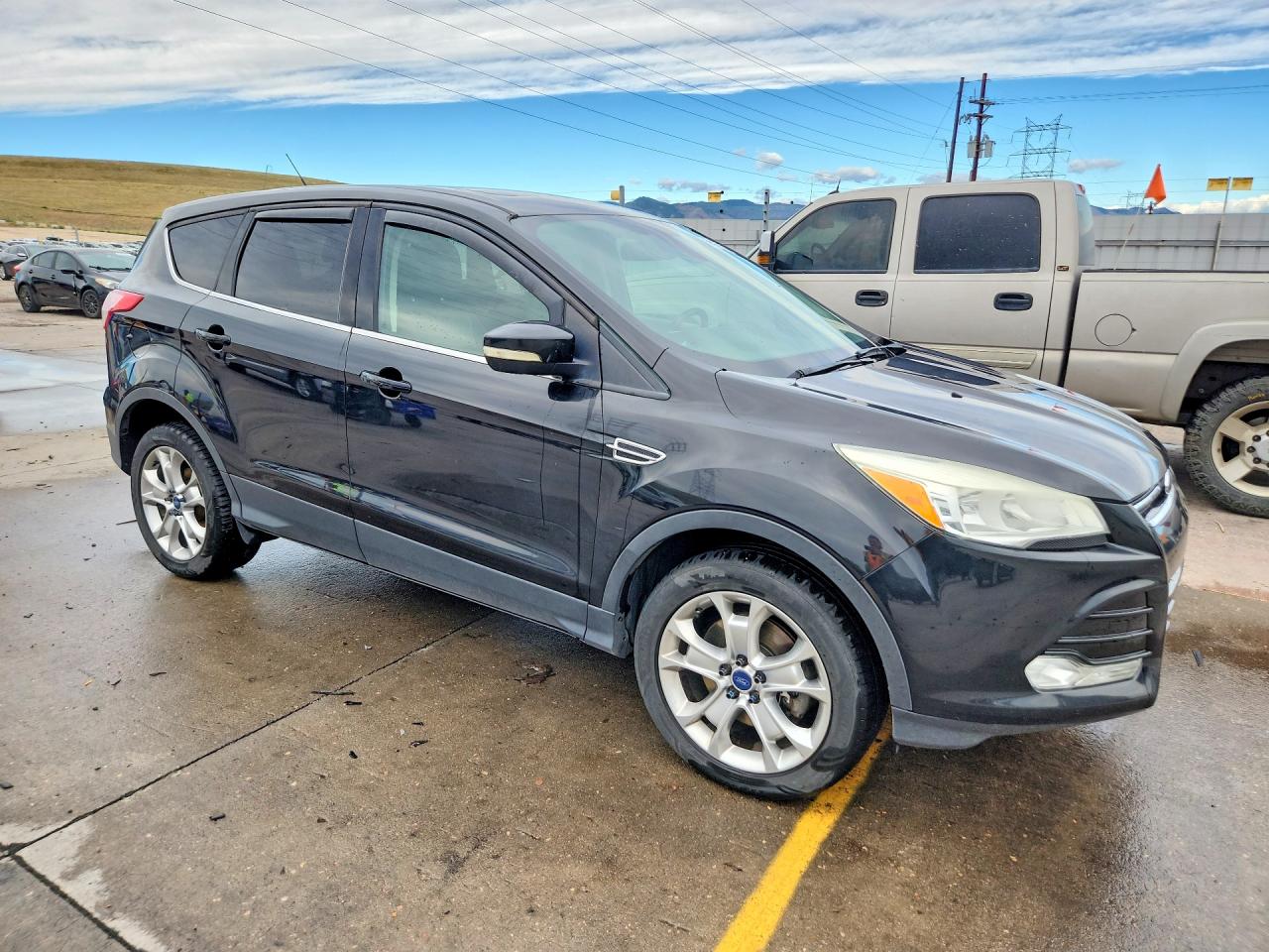 2013 Ford Escape Sel Black vin: 1FMCU9HX3DUB27892