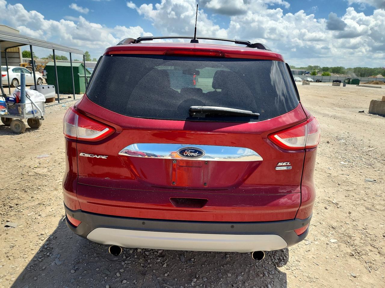 2013 Ford Escape Sel Красный vin: 1FMCU9HX3DUB40044
