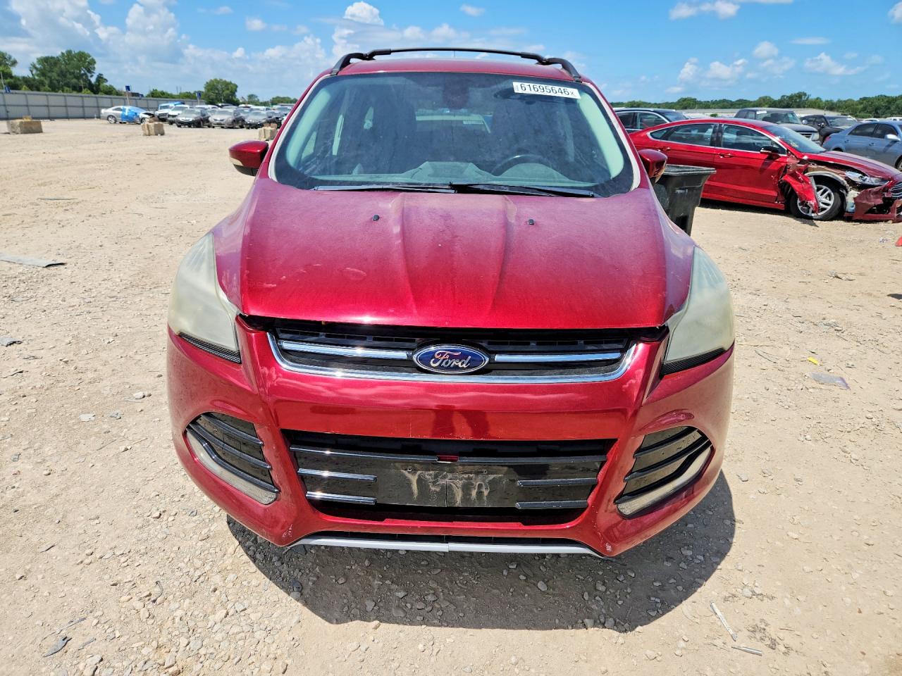 2013 Ford Escape Sel Красный vin: 1FMCU9HX3DUB40044