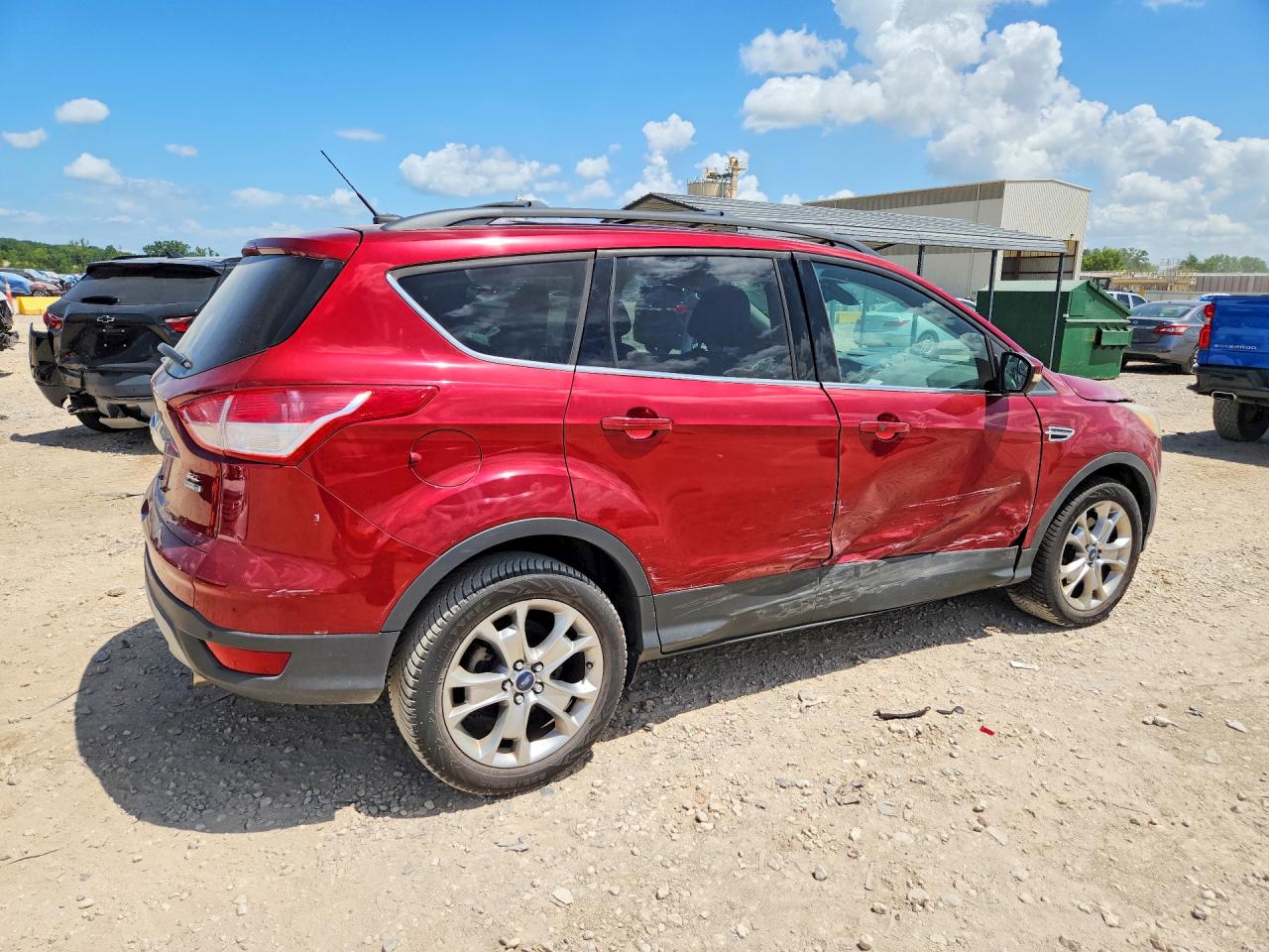 2013 Ford Escape Sel Красный vin: 1FMCU9HX3DUB40044