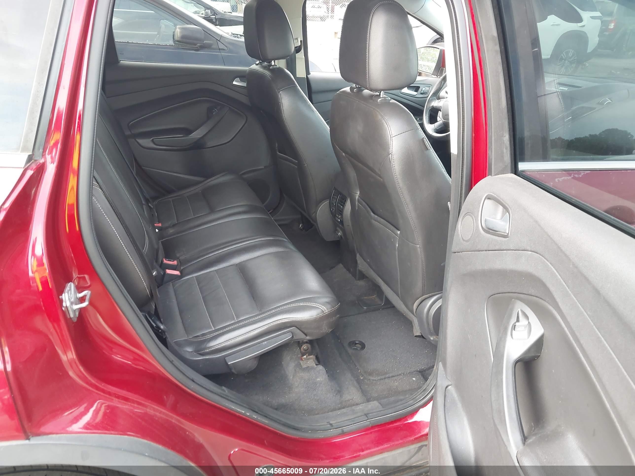 2013 Ford Escape Sel Red vin: 1FMCU9HX3DUB80527