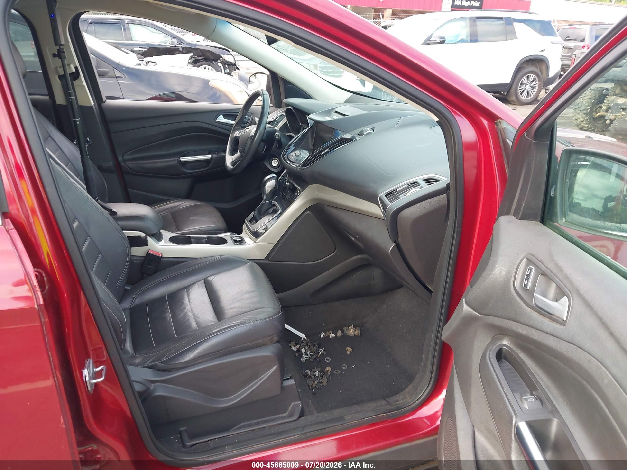 2013 Ford Escape Sel Red vin: 1FMCU9HX3DUB80527