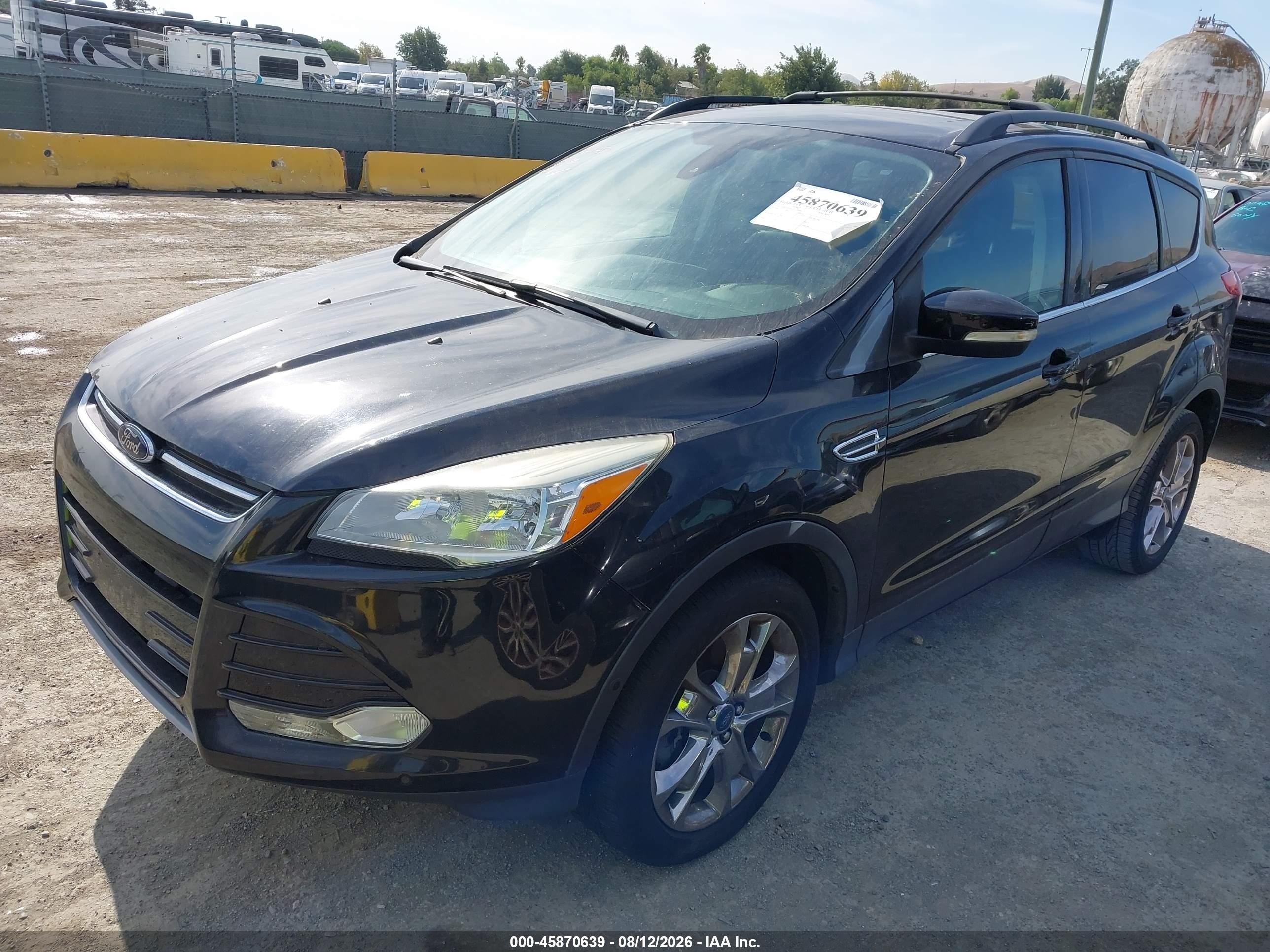 2013 Ford Escape Sel Black vin: 1FMCU9HX3DUC78960