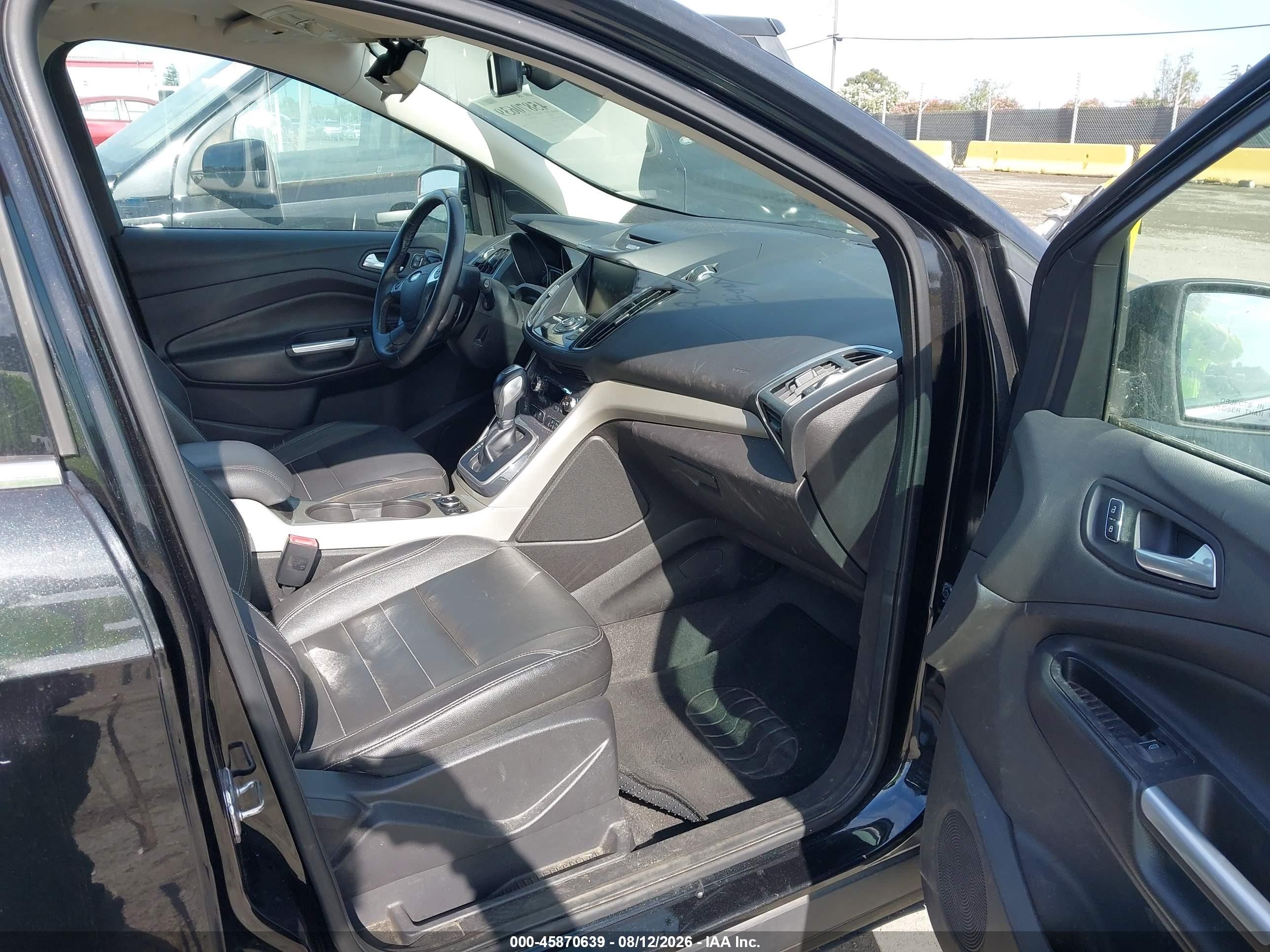 2013 Ford Escape Sel Black vin: 1FMCU9HX3DUC78960
