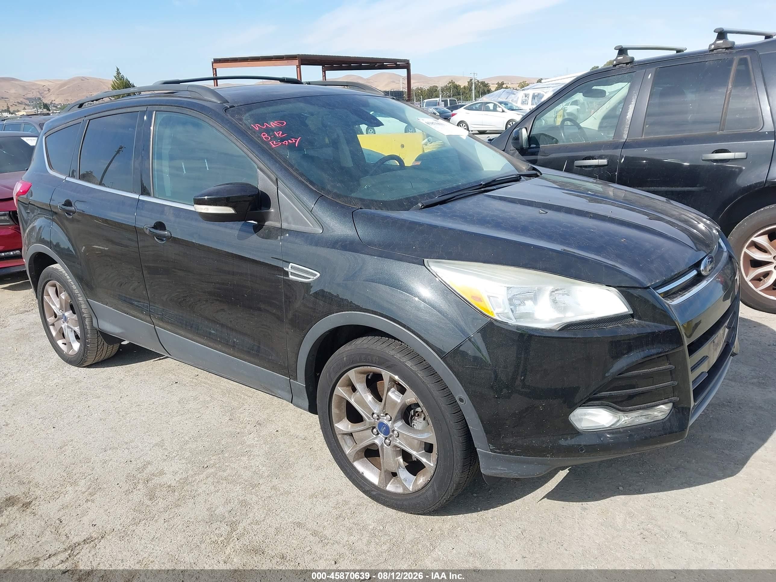 2013 Ford Escape Sel Black vin: 1FMCU9HX3DUC78960