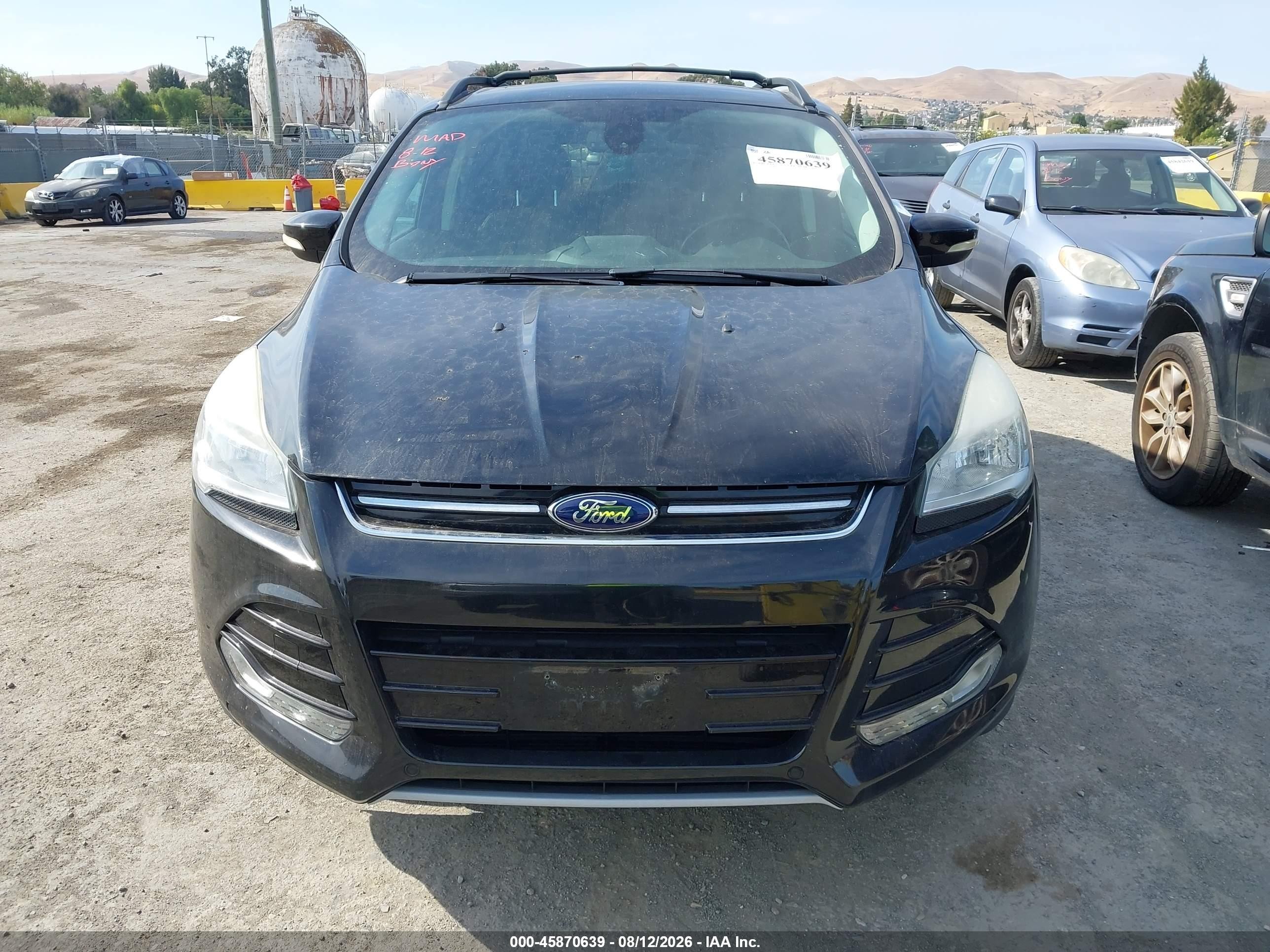 2013 Ford Escape Sel Black vin: 1FMCU9HX3DUC78960