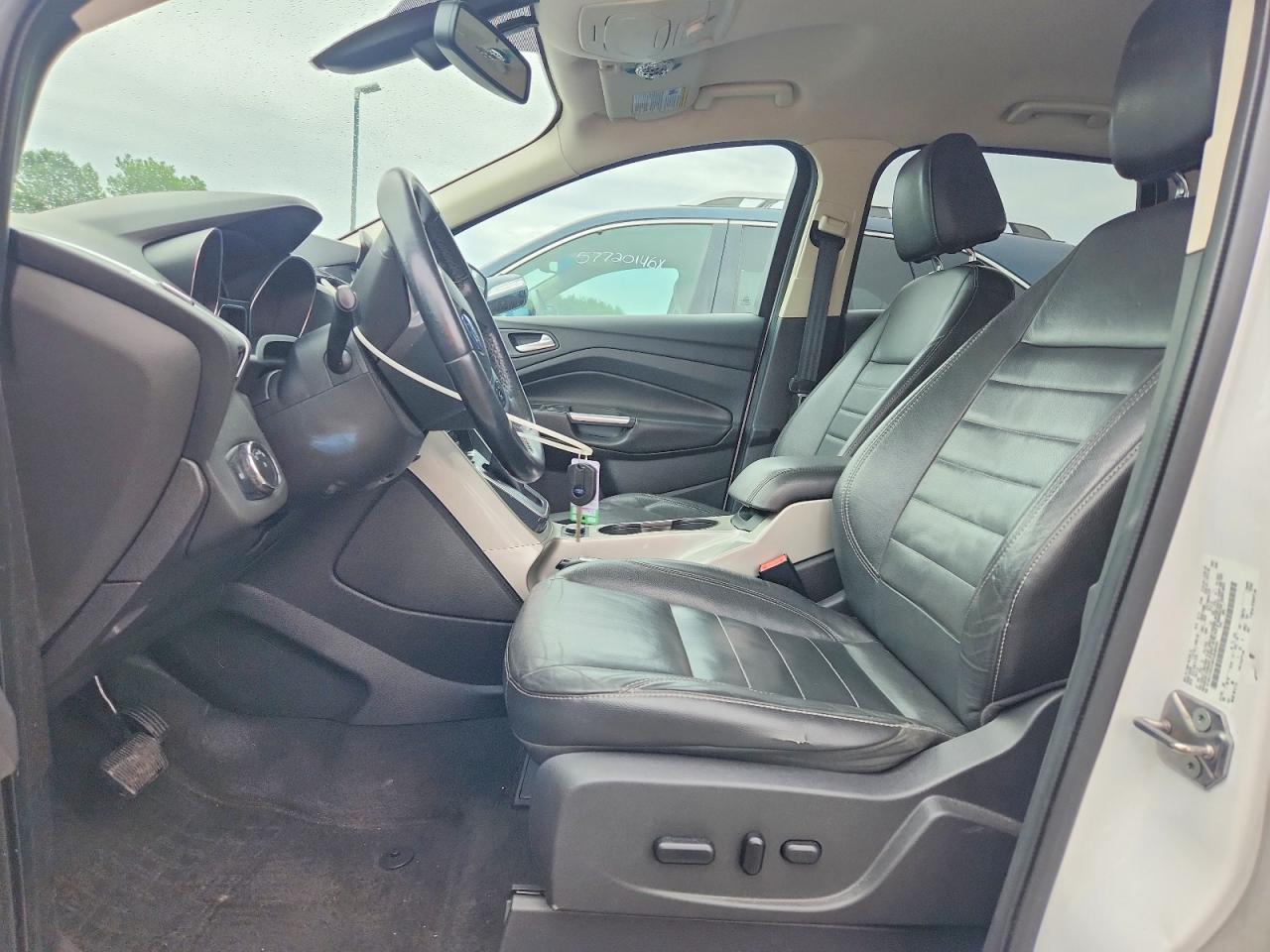 2013 Ford Escape Sel White vin: 1FMCU9HX4DUB48900
