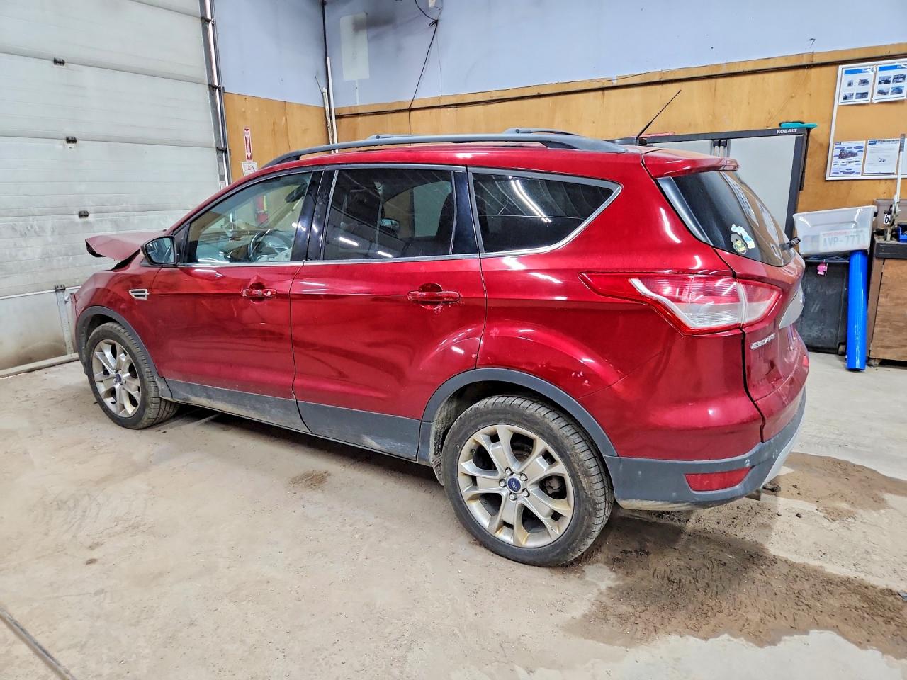 2013 Ford Escape Sel Red vin: 1FMCU9HX4DUB93836