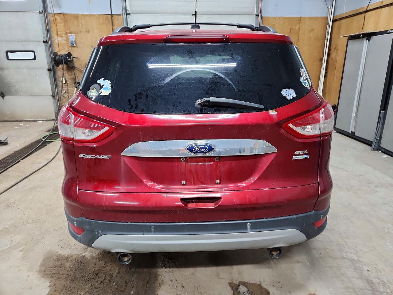2013 Ford Escape Sel Red vin: 1FMCU9HX4DUB93836