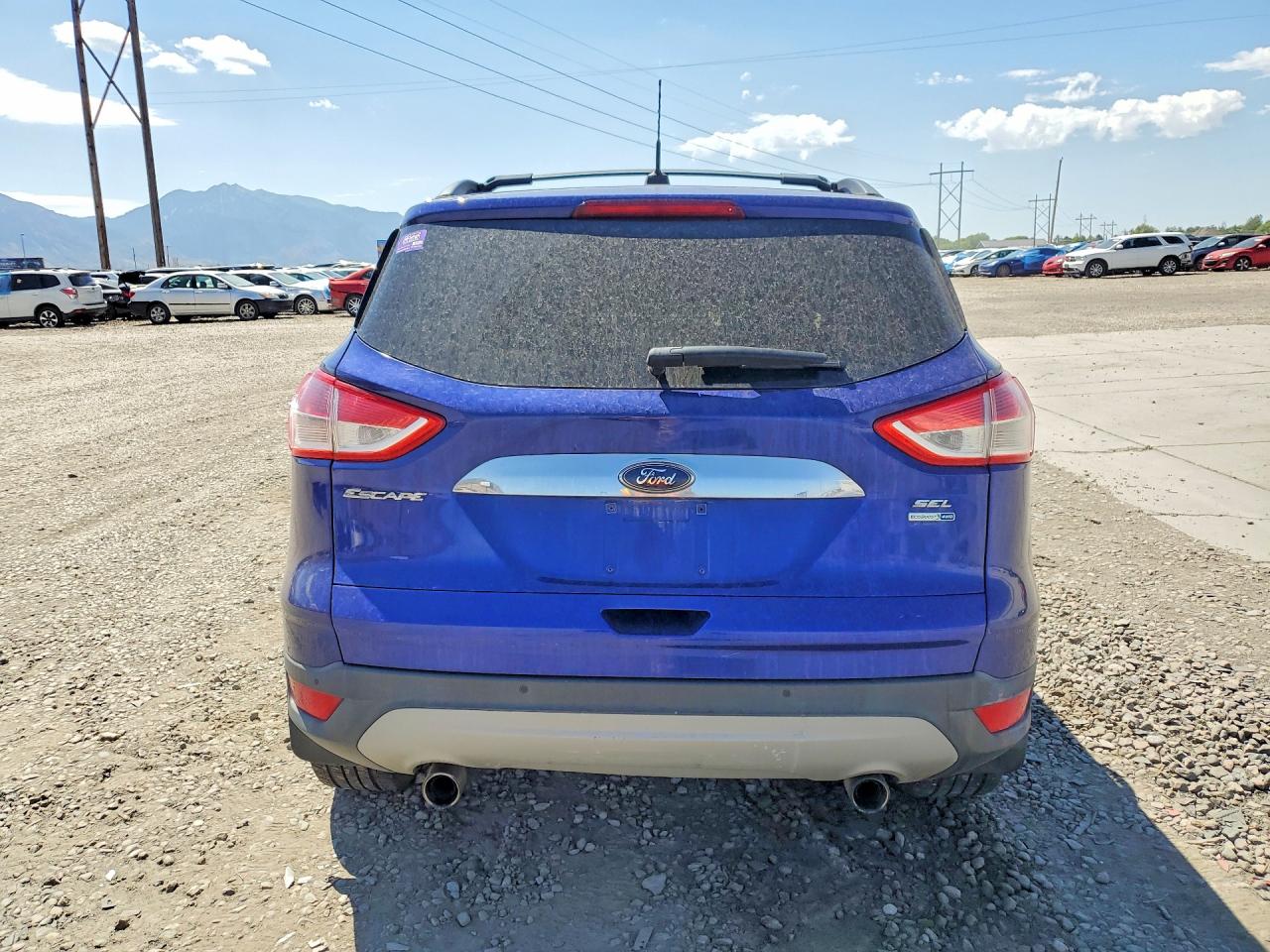 2013 Ford Escape Sel Blue vin: 1FMCU9HX5DUA24327