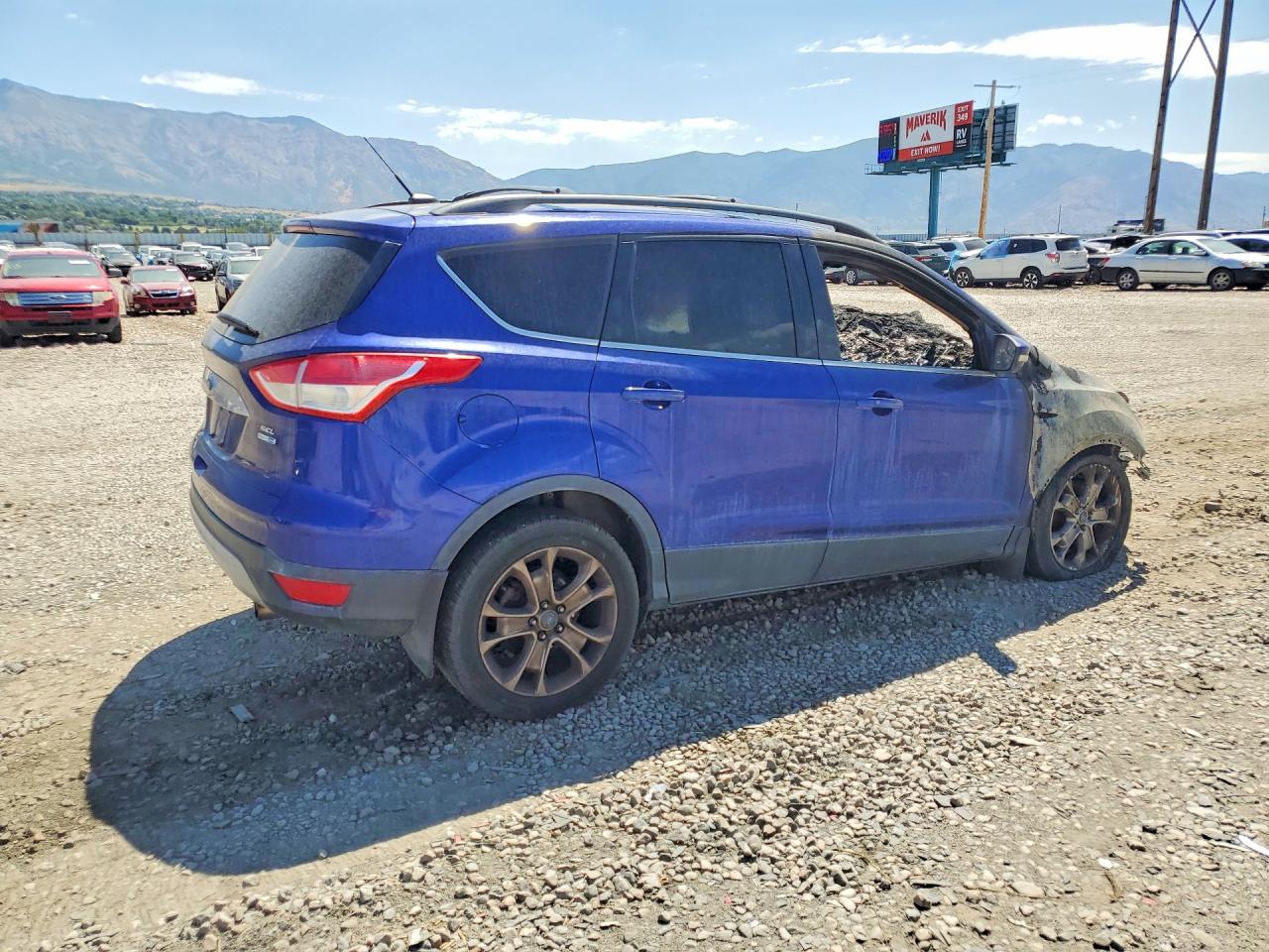 2013 Ford Escape Sel Blue vin: 1FMCU9HX5DUA24327