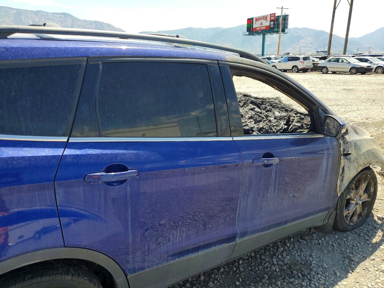 2013 Ford Escape Sel Blue vin: 1FMCU9HX5DUA24327