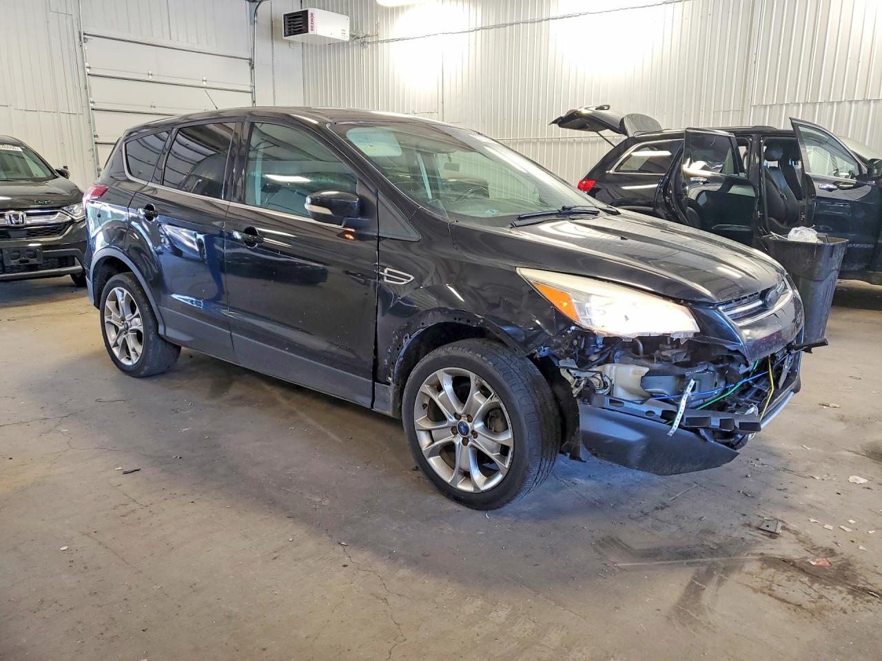 2013 Ford Escape Sel Black vin: 1FMCU9HX5DUB47643