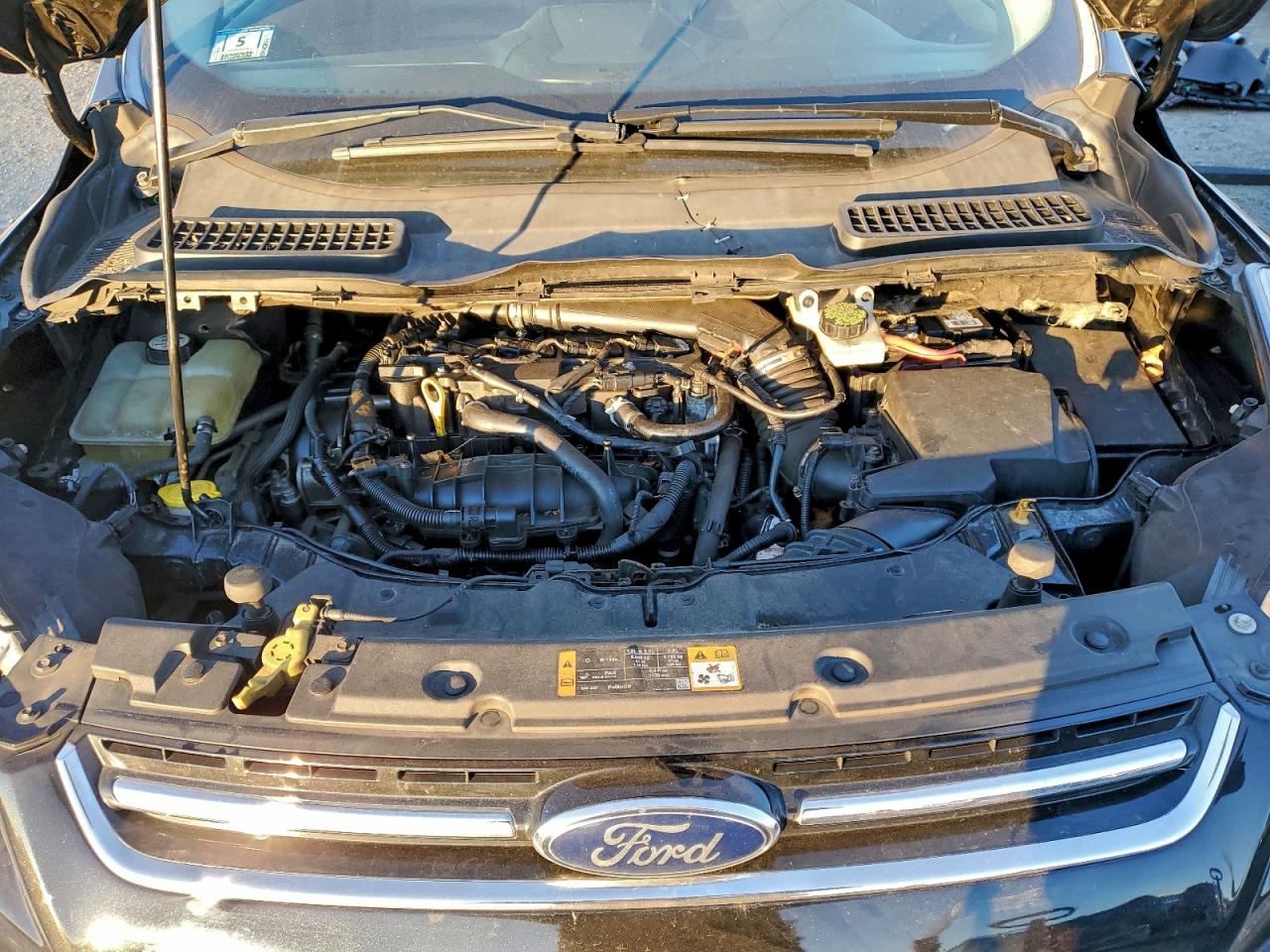 2013 Ford Escape Sel Черный vin: 1FMCU9HX5DUD72080