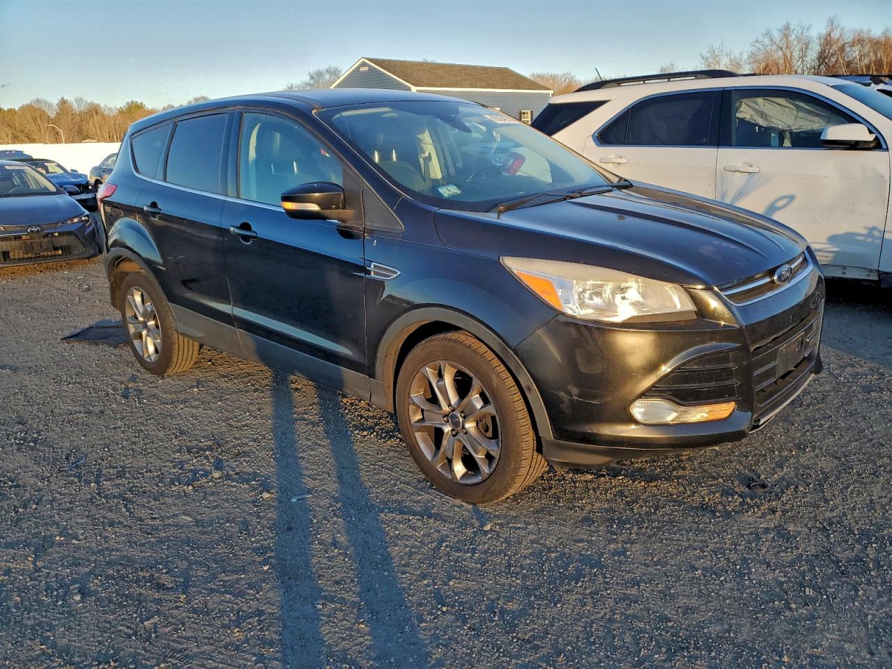 2013 Ford Escape Sel Черный vin: 1FMCU9HX5DUD72080