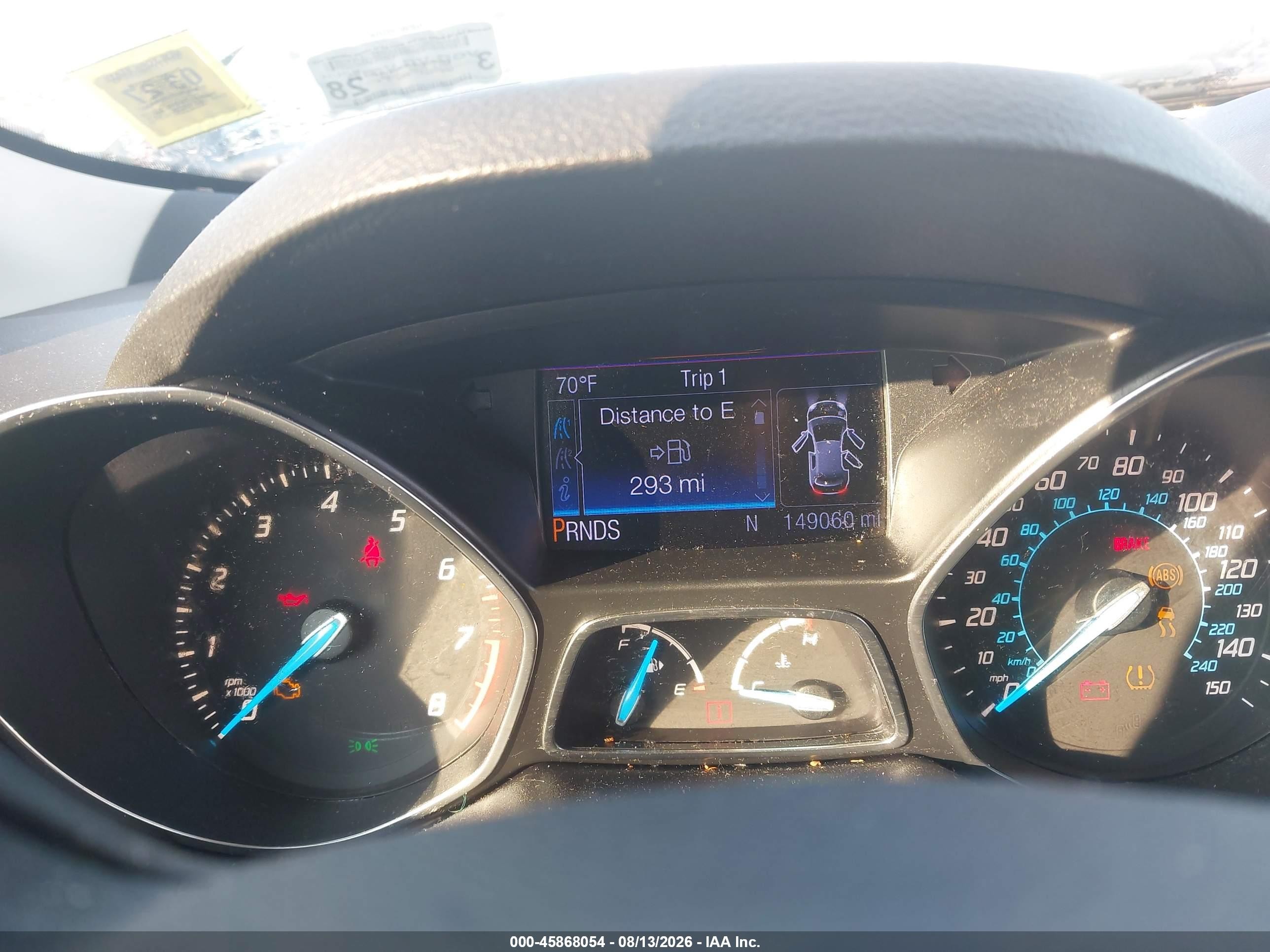 2013 Ford Escape Sel Light Blue vin: 1FMCU9HX6DUB49627