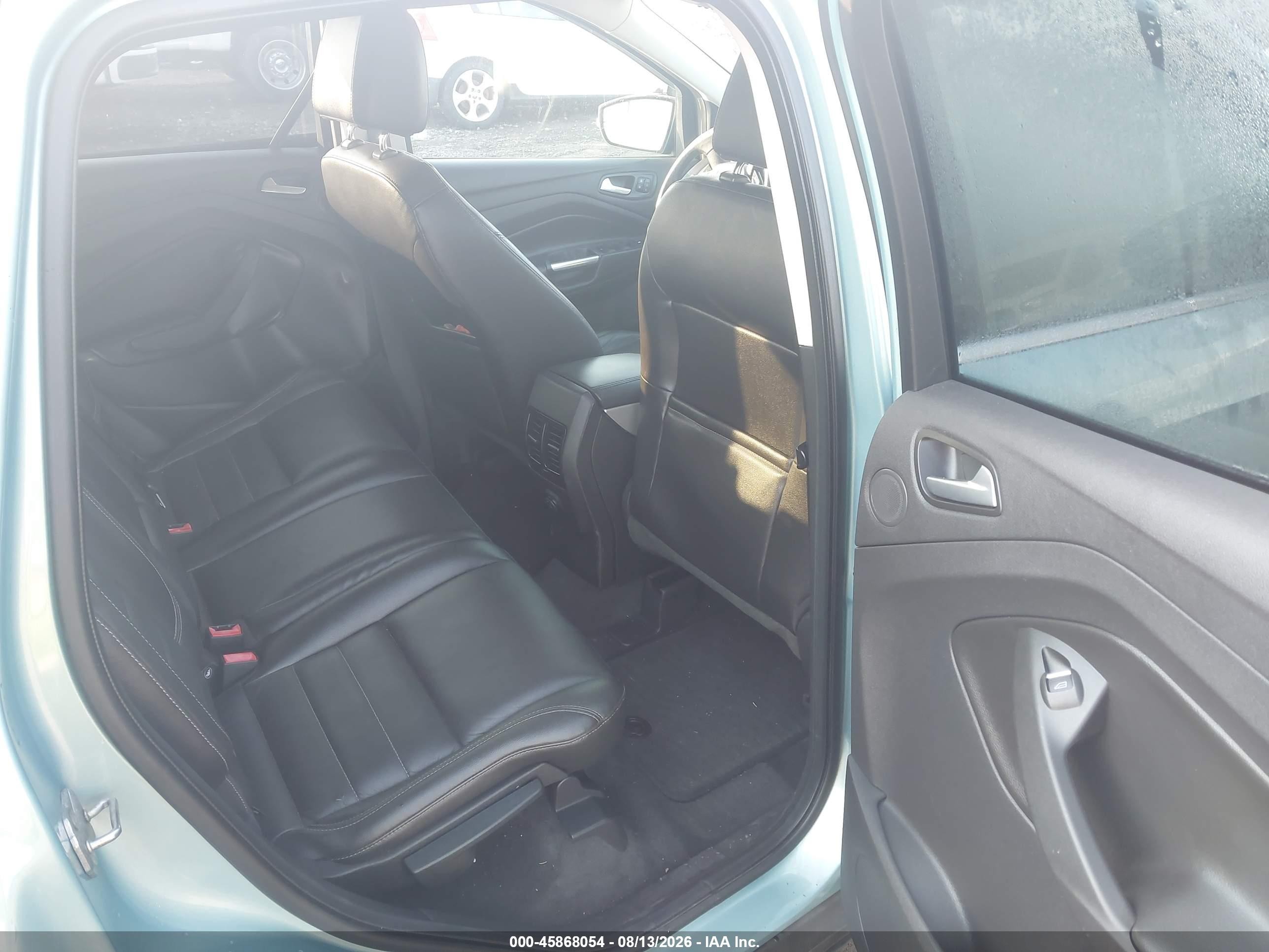 2013 Ford Escape Sel Light Blue vin: 1FMCU9HX6DUB49627