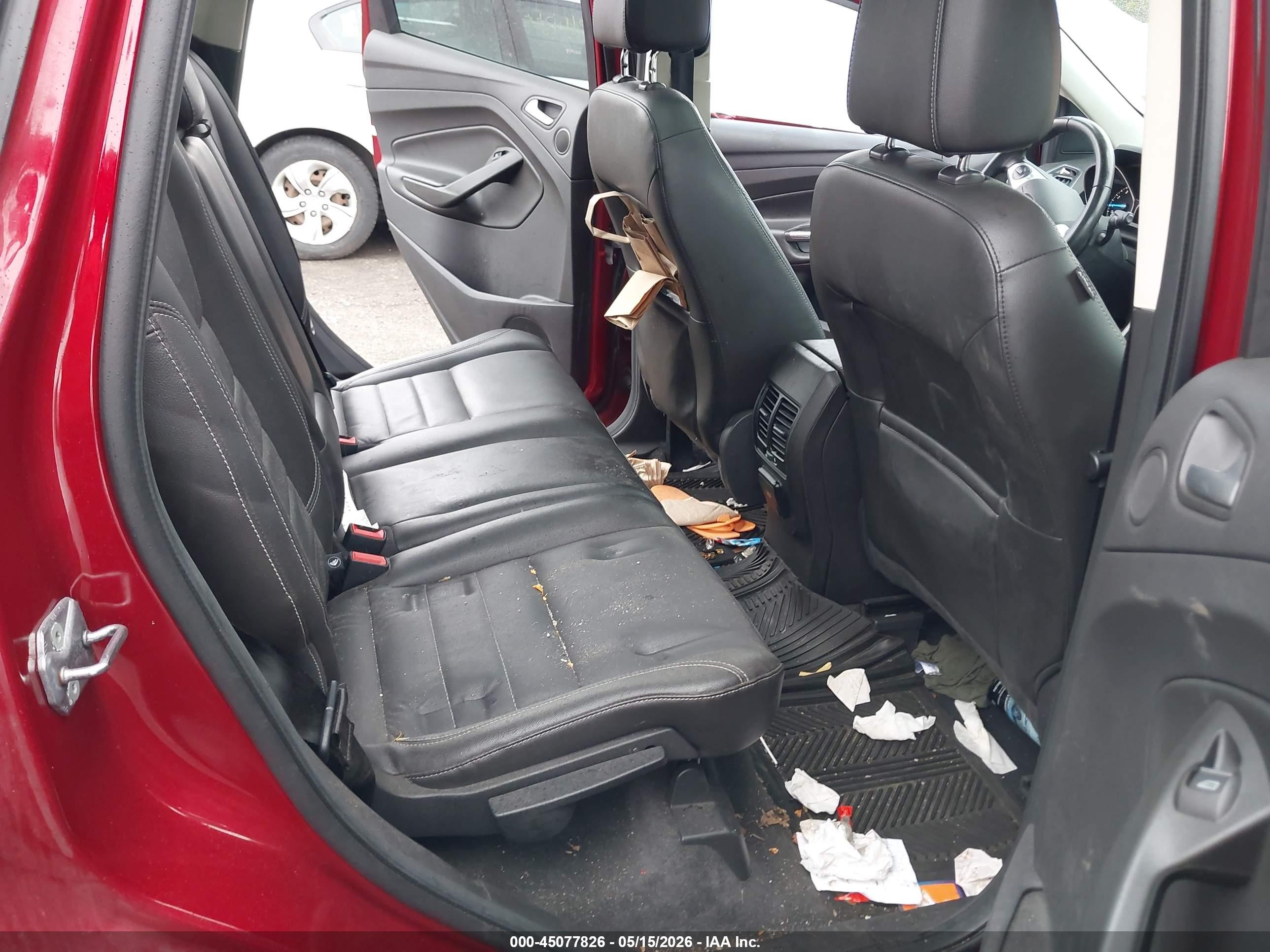2013 Ford Escape Sel Red vin: 1FMCU9HX6DUB75970