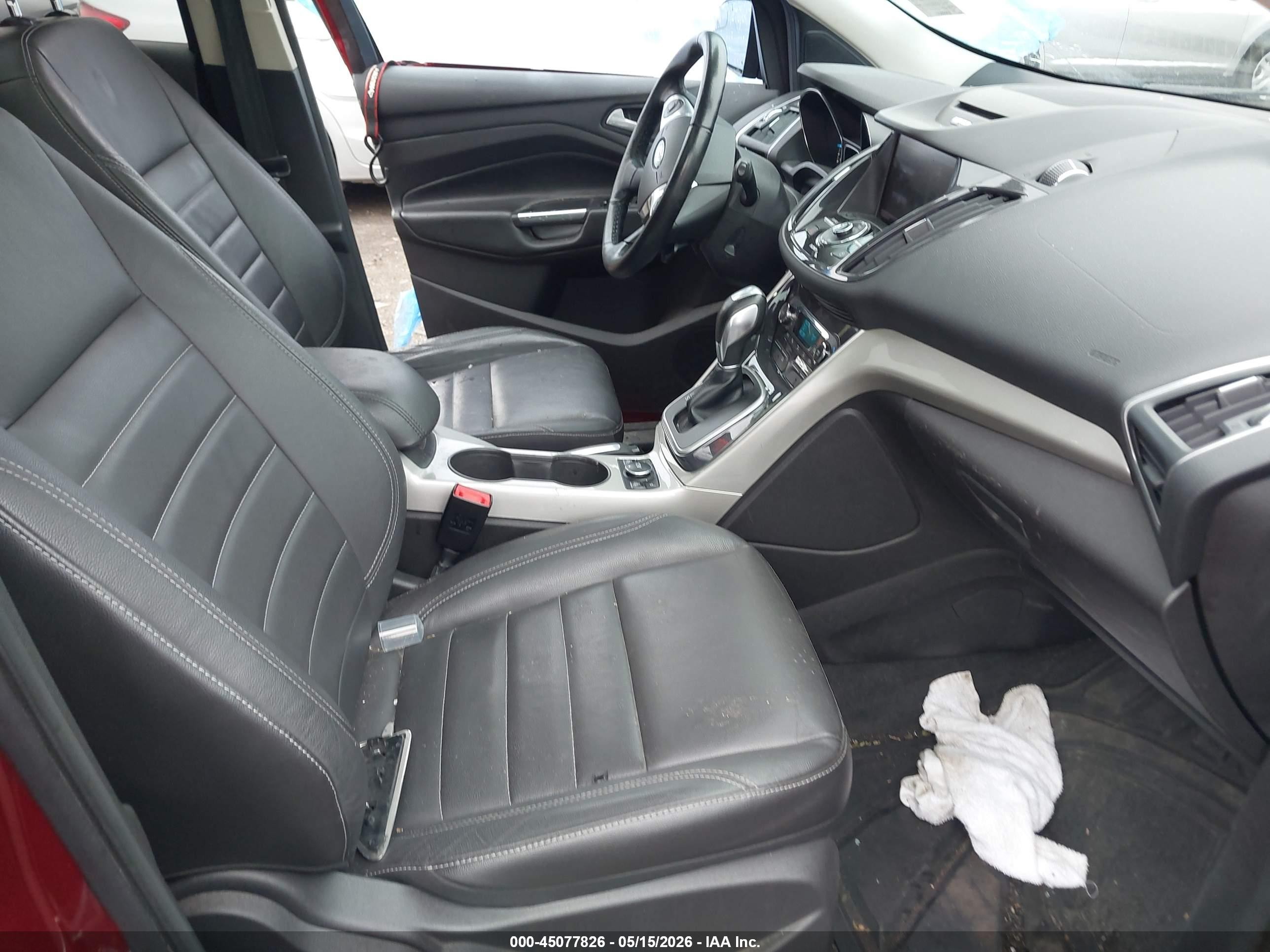 2013 Ford Escape Sel Red vin: 1FMCU9HX6DUB75970