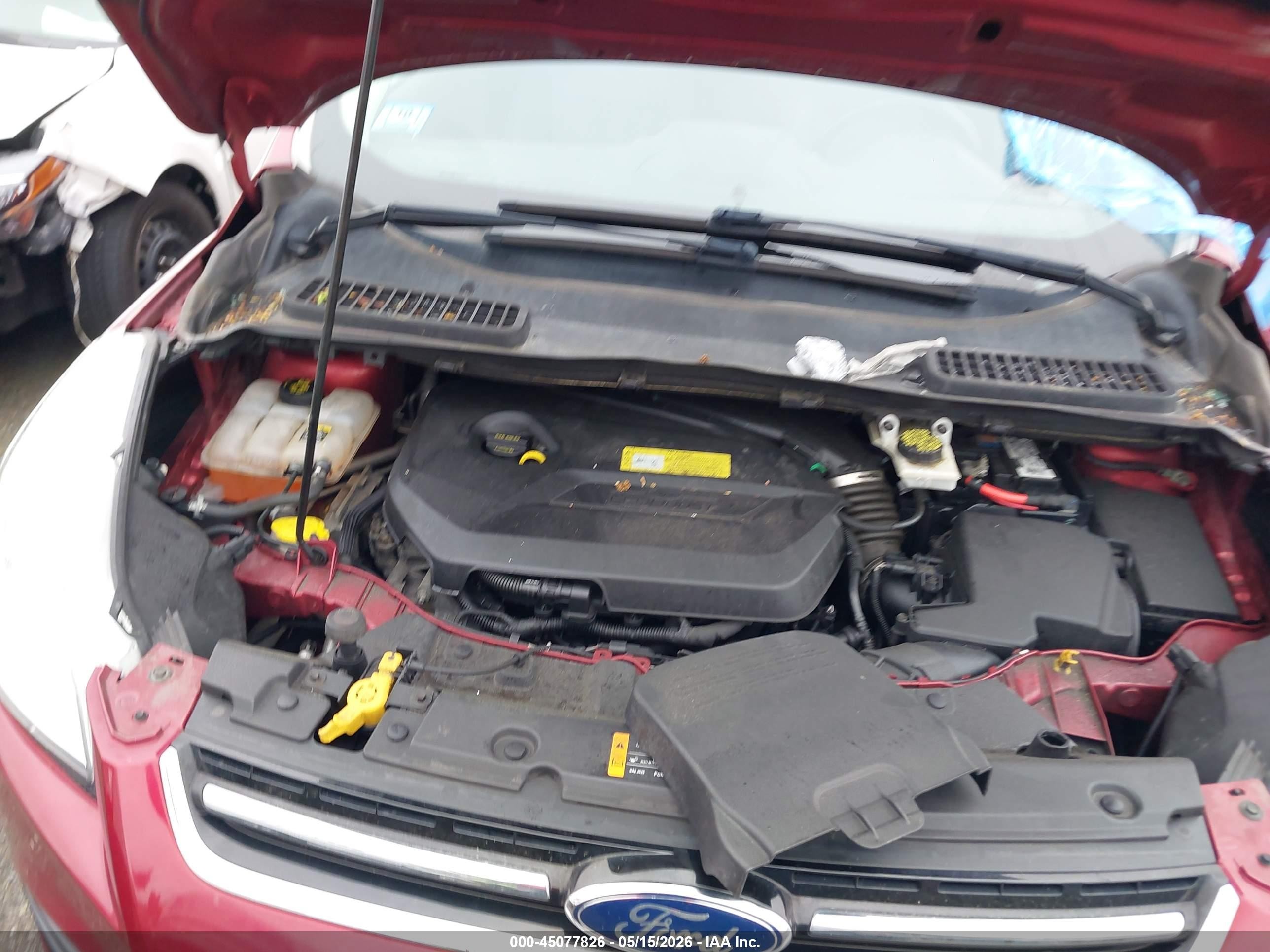 2013 Ford Escape Sel Red vin: 1FMCU9HX6DUB75970