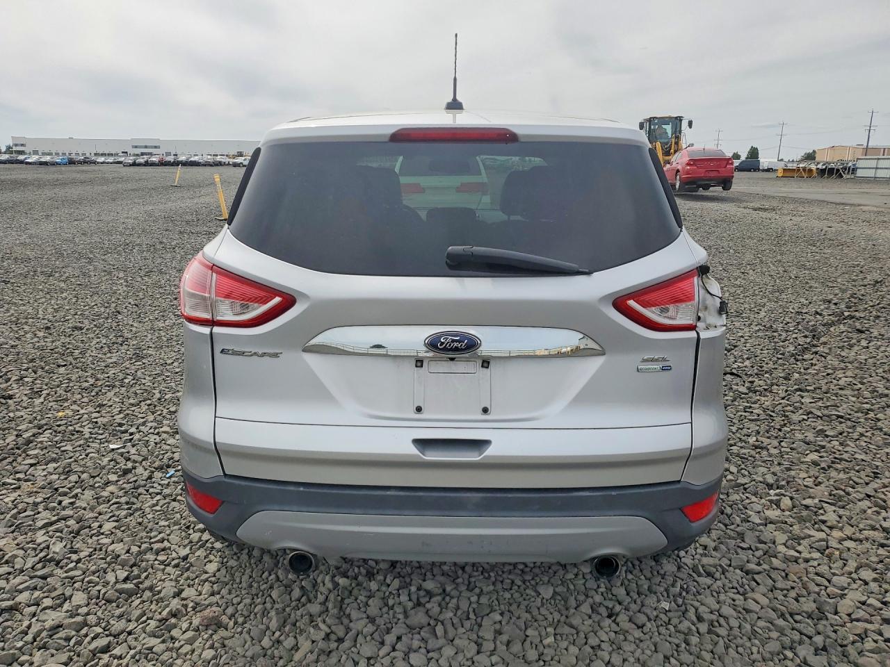 2013 Ford Escape Sel Silver vin: 1FMCU9HX6DUC63370