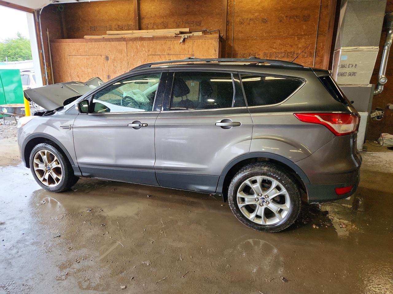 2013 Ford Escape Sel Gray vin: 1FMCU9HX6DUD30761