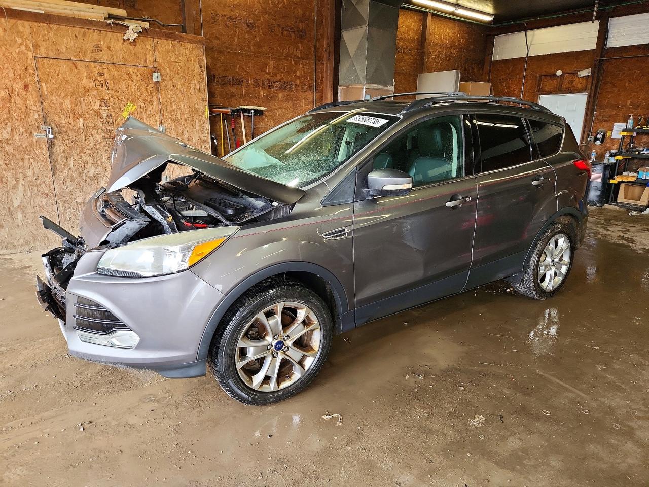 2013 Ford Escape Sel Gray vin: 1FMCU9HX6DUD30761