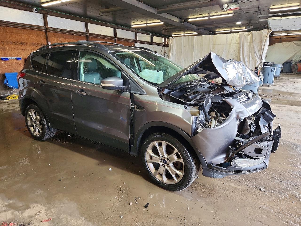 2013 Ford Escape Sel Gray vin: 1FMCU9HX6DUD30761