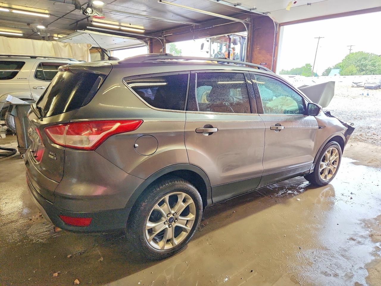 2013 Ford Escape Sel Gray vin: 1FMCU9HX6DUD30761