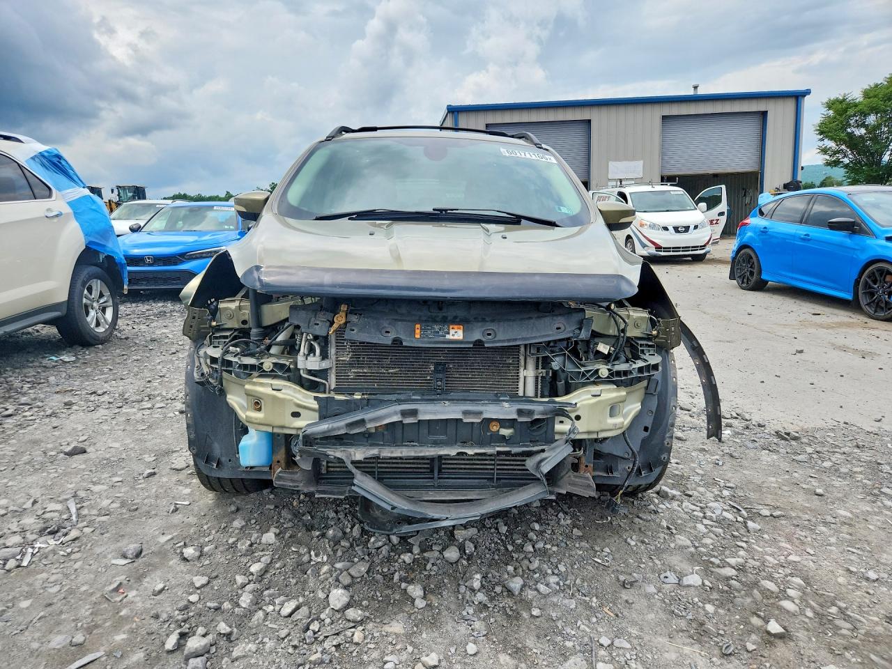 2013 Ford Escape Sel Green vin: 1FMCU9HX7DUA08789
