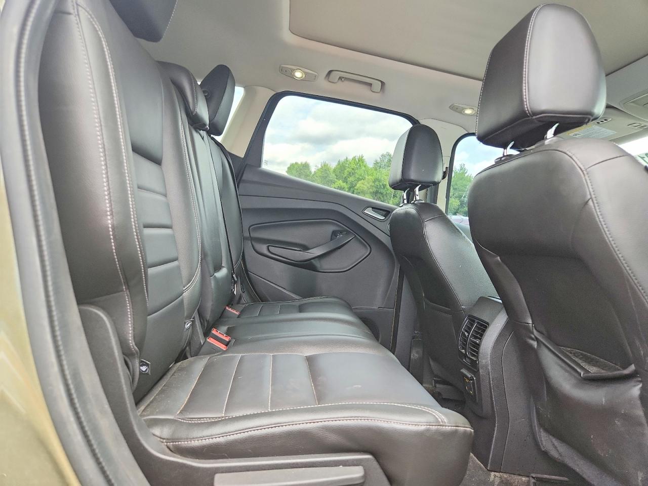 2013 Ford Escape Sel Green vin: 1FMCU9HX7DUA08789