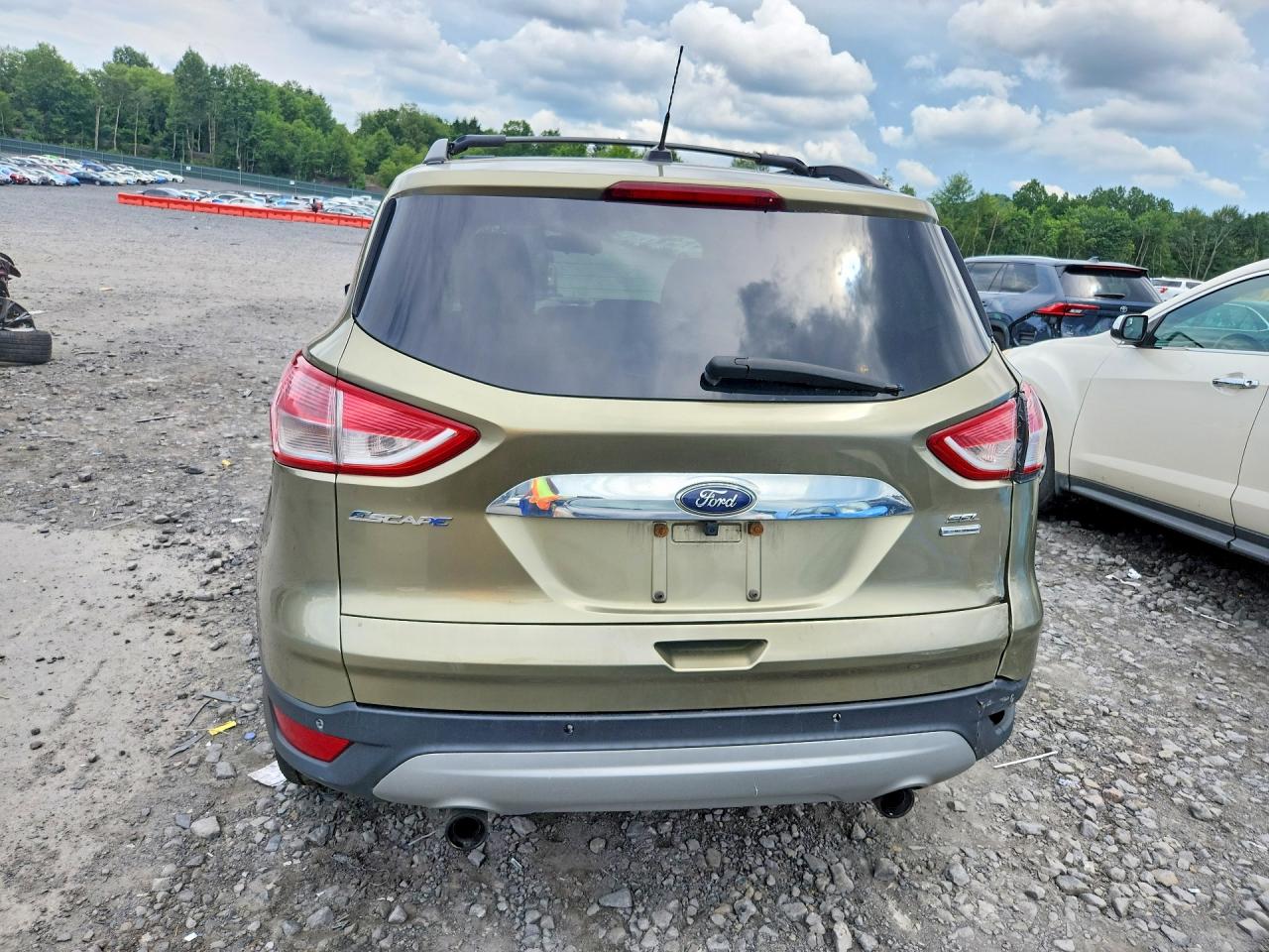 2013 Ford Escape Sel Green vin: 1FMCU9HX7DUA08789
