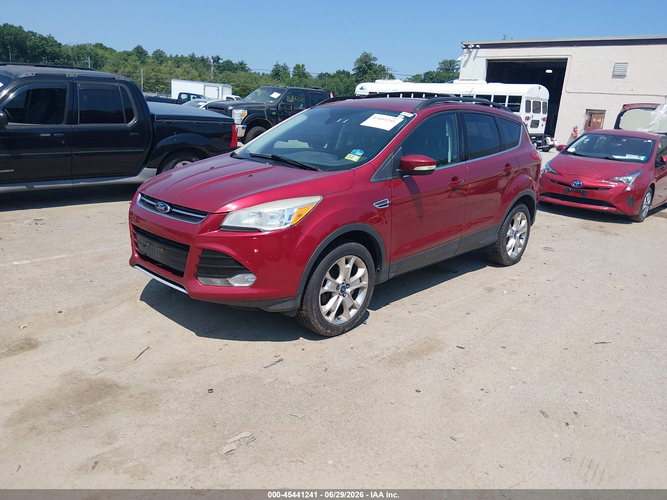 2013 Ford Escape Sel Красный vin: 1FMCU9HX7DUA28024