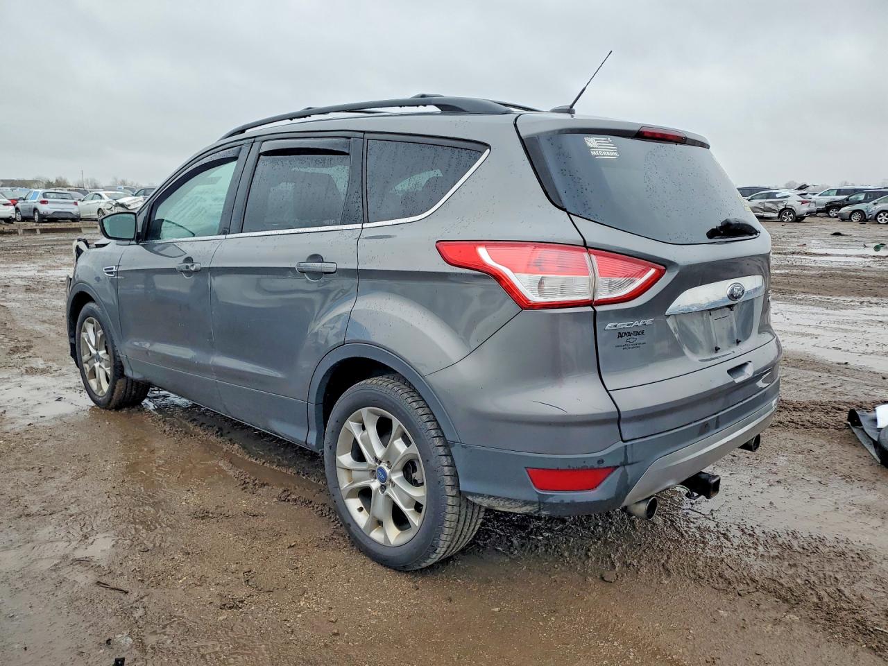 2013 Ford Escape Sel Gray vin: 1FMCU9HX7DUA28038