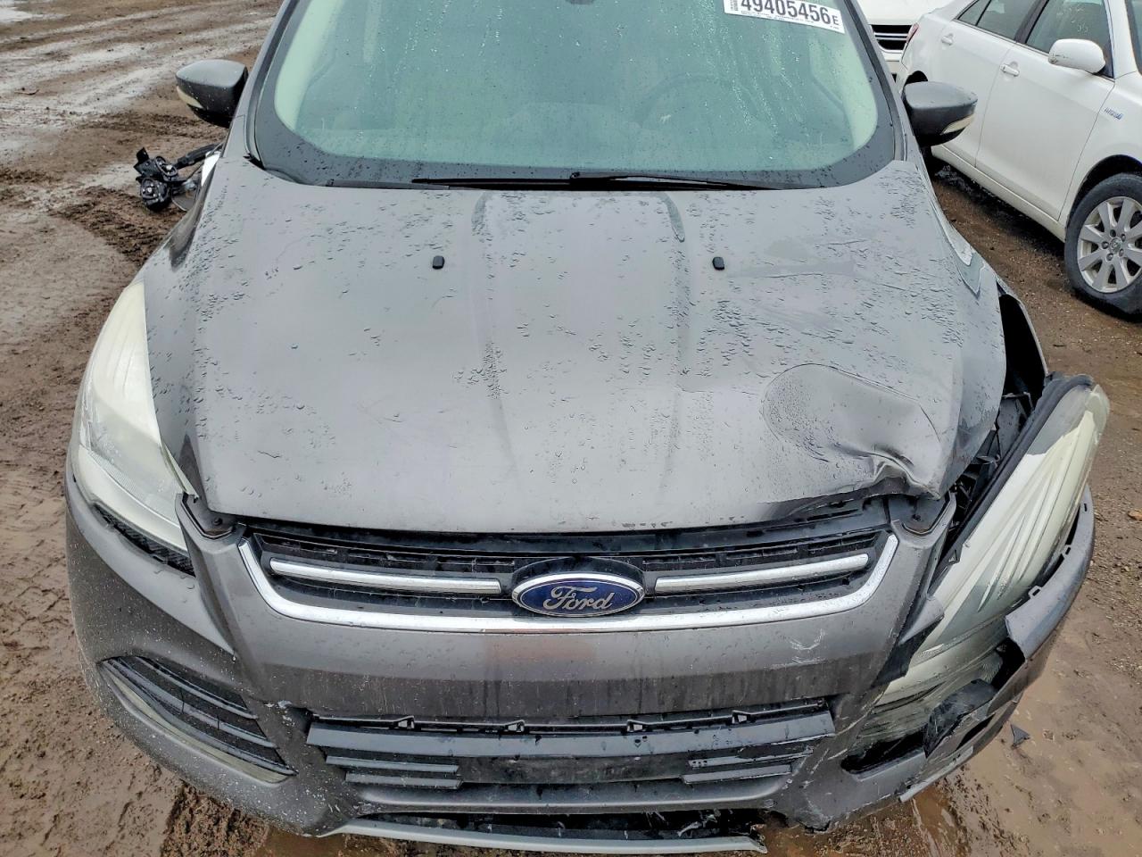 2013 Ford Escape Sel Gray vin: 1FMCU9HX7DUA28038