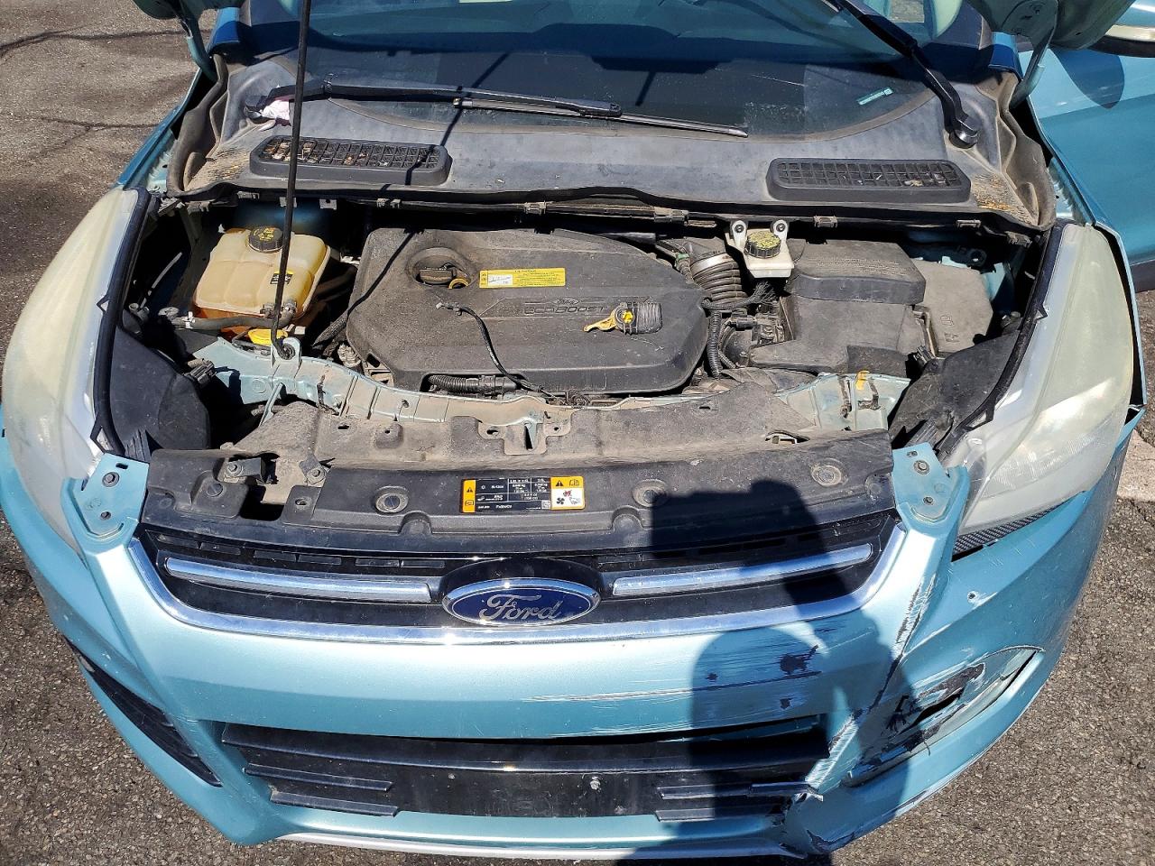 2013 Ford Escape Sel Turquoise vin: 1FMCU9HX7DUB55243