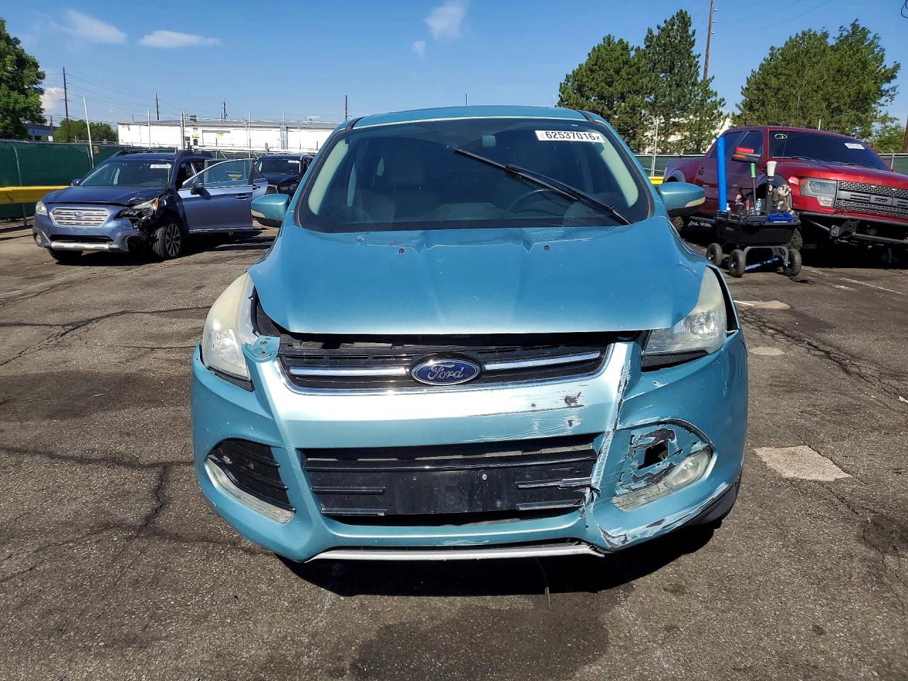 2013 Ford Escape Sel Turquoise vin: 1FMCU9HX7DUB55243