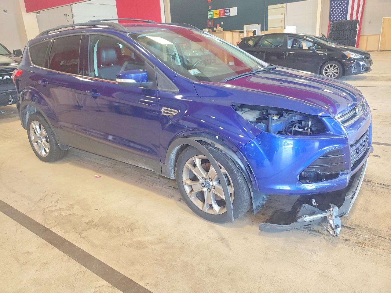 2013 Ford Escape Sel Синий vin: 1FMCU9HX7DUB67862