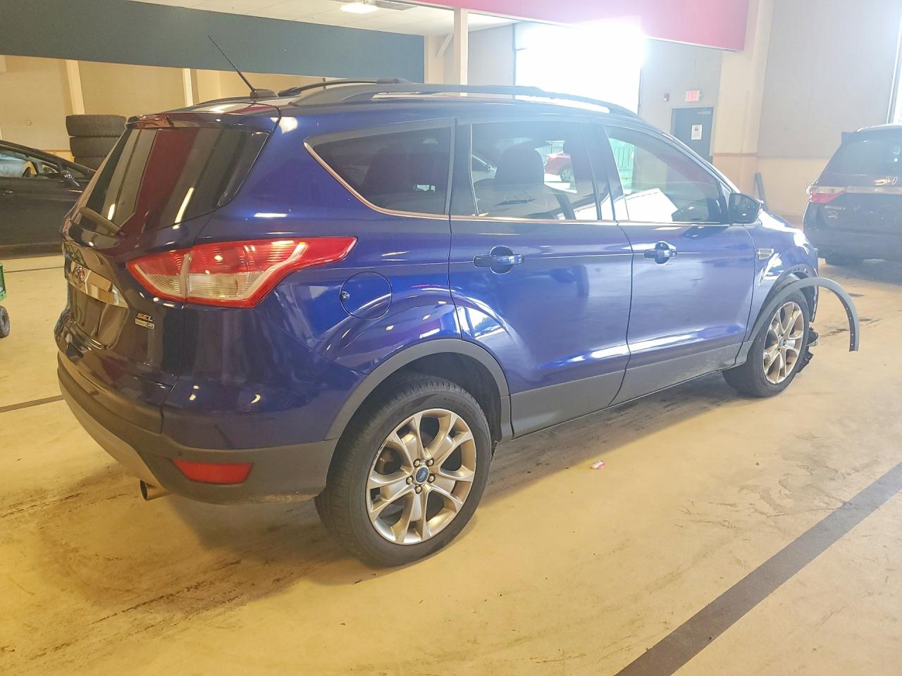 2013 Ford Escape Sel Синий vin: 1FMCU9HX7DUB67862