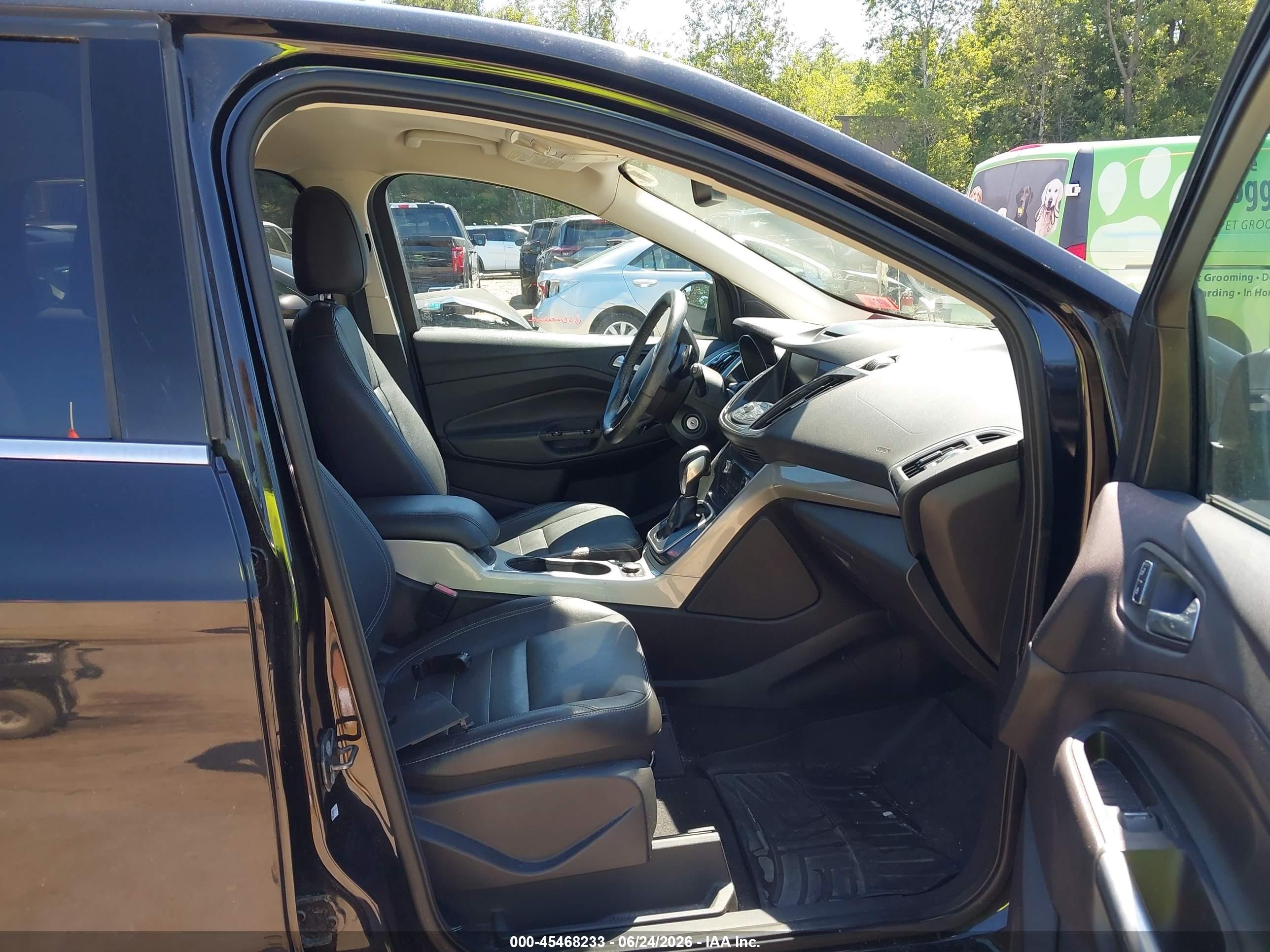 2013 Ford Escape Sel Черный vin: 1FMCU9HX7DUC18860