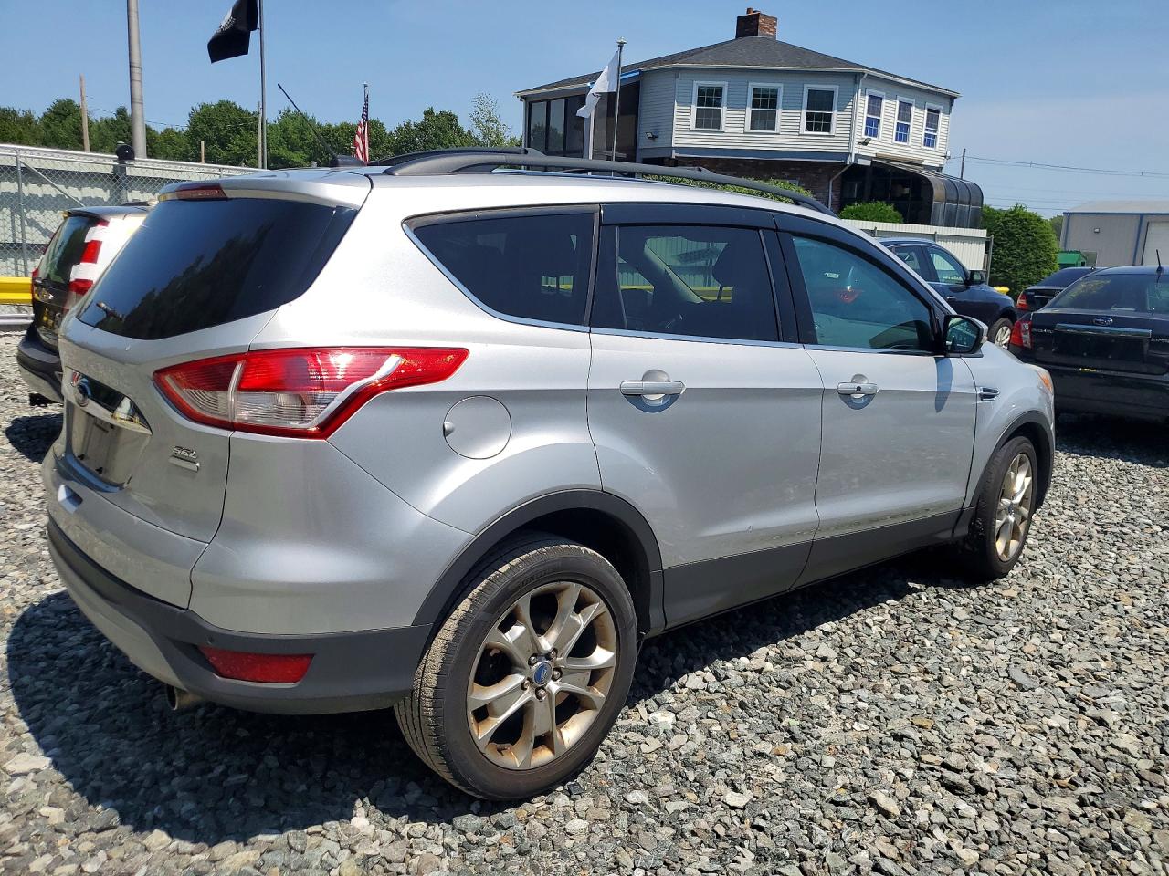 2013 Ford Escape Sel Silver vin: 1FMCU9HX8DUA69648