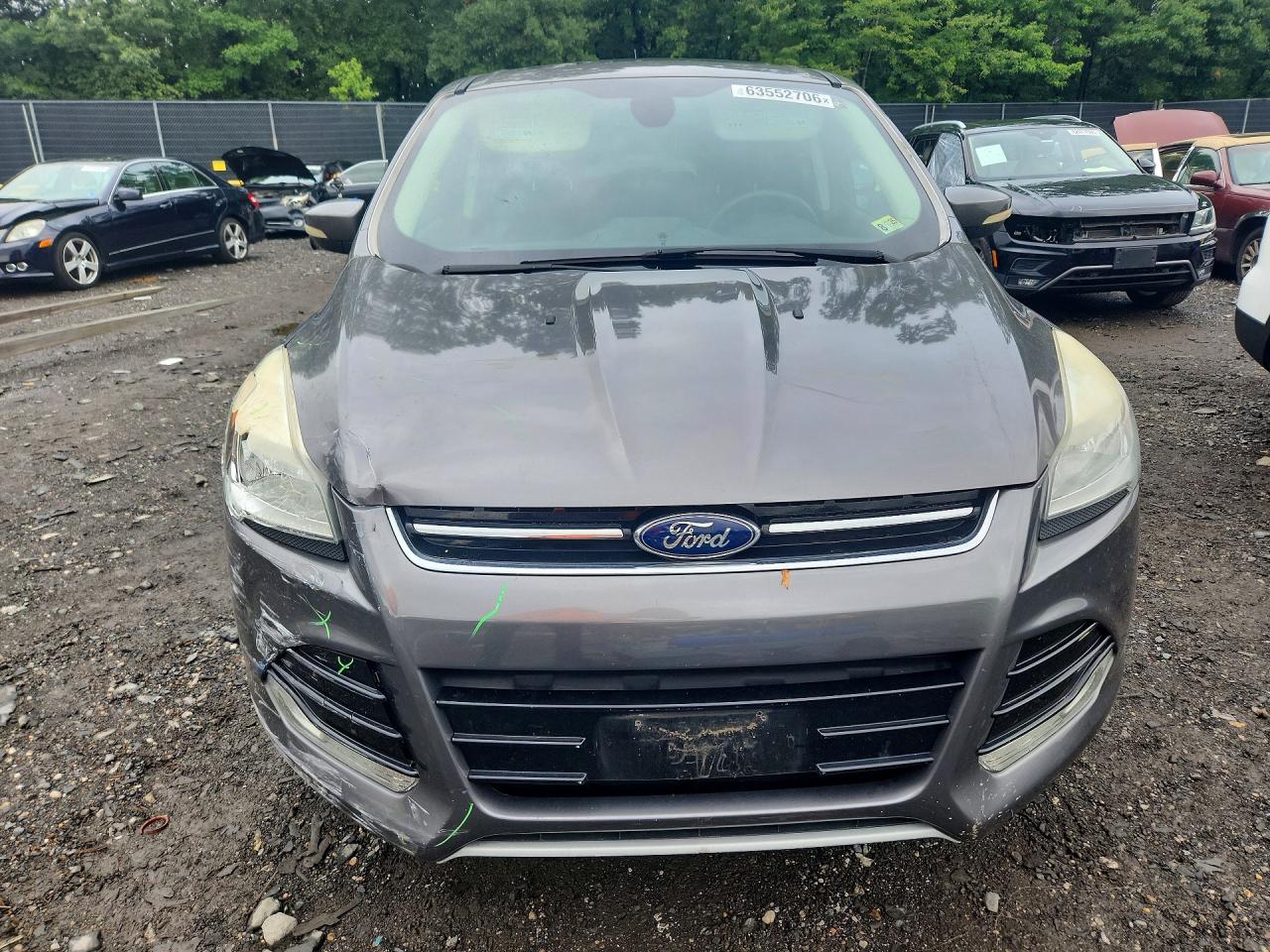 2013 Ford Escape Sel Gray vin: 1FMCU9HX8DUB44039