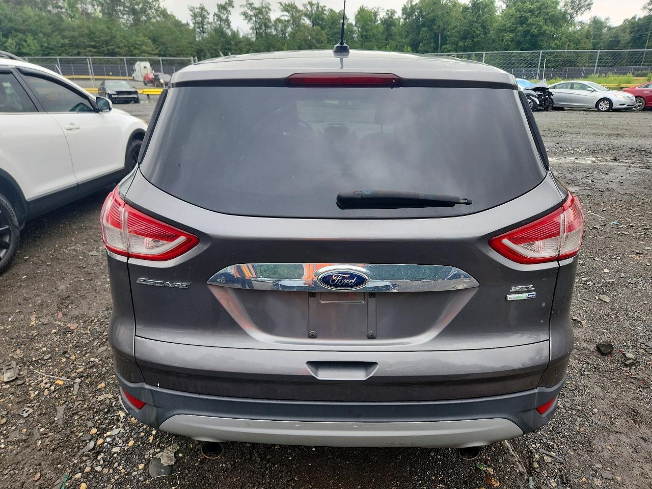 2013 Ford Escape Sel Gray vin: 1FMCU9HX8DUB44039