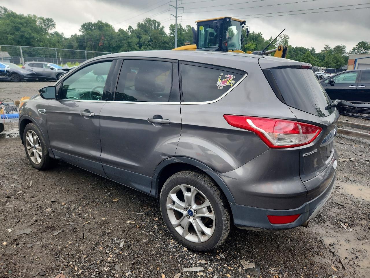 2013 Ford Escape Sel Gray vin: 1FMCU9HX8DUB44039