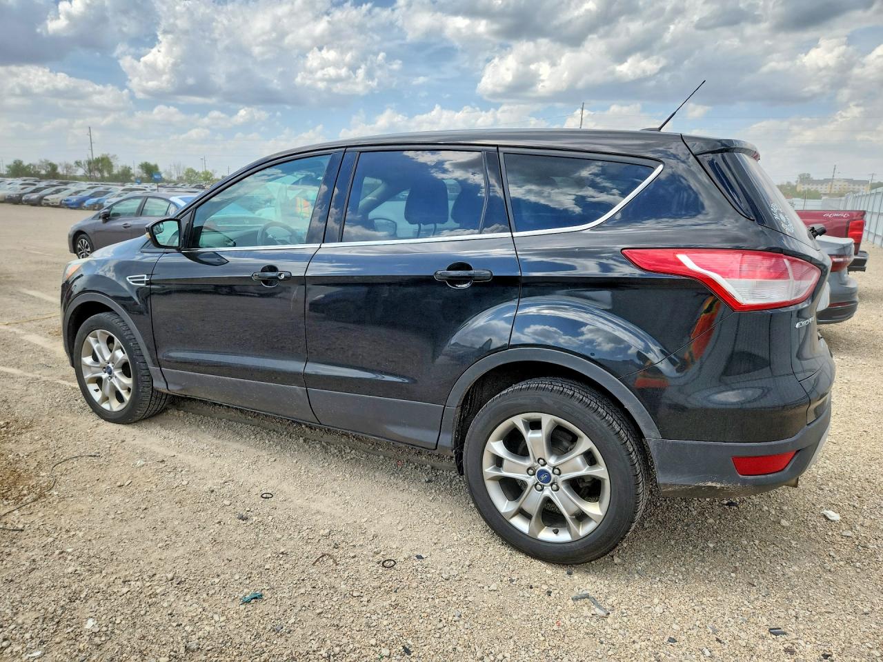 2013 Ford Escape Sel Black vin: 1FMCU9HX8DUB61519